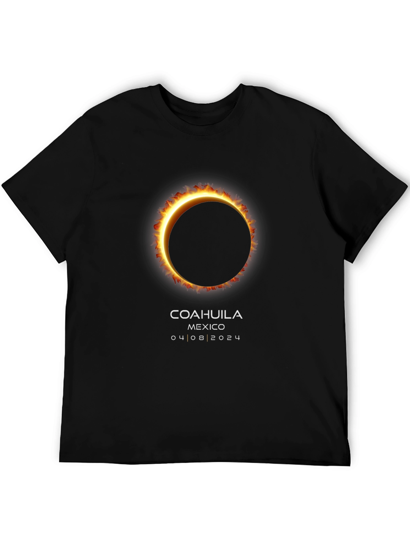 Coahuila Mexico 2024 Solar Eclipse Souvenir T-Shirt