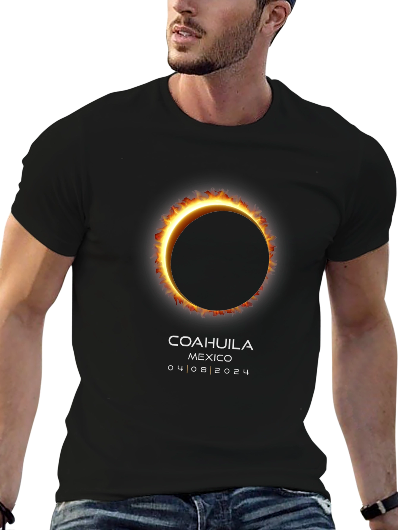 Coahuila Mexico 2024 Solar Eclipse Souvenir T-Shirt