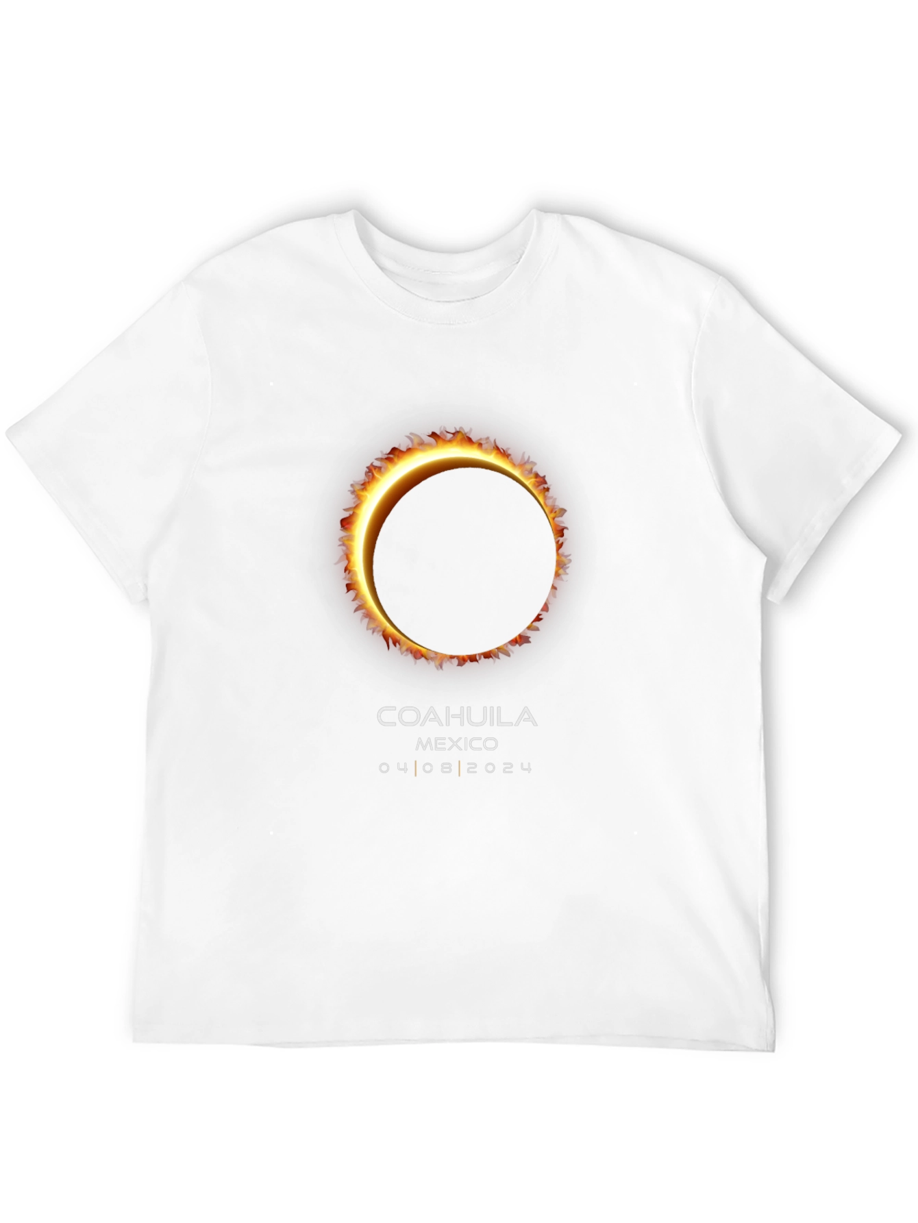 Coahuila Mexico 2024 Solar Eclipse Souvenir T-Shirt