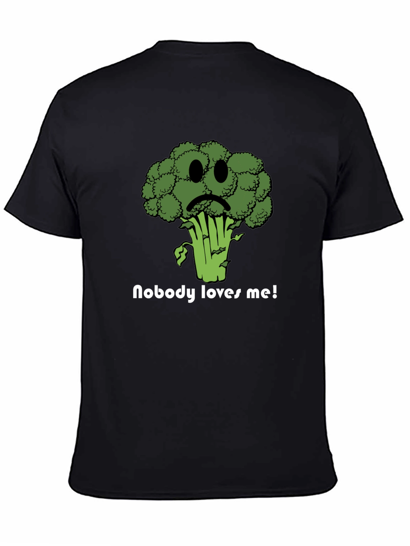 Sad Broccoli T-Shirt - Nobody Loves Me Graphic Tee