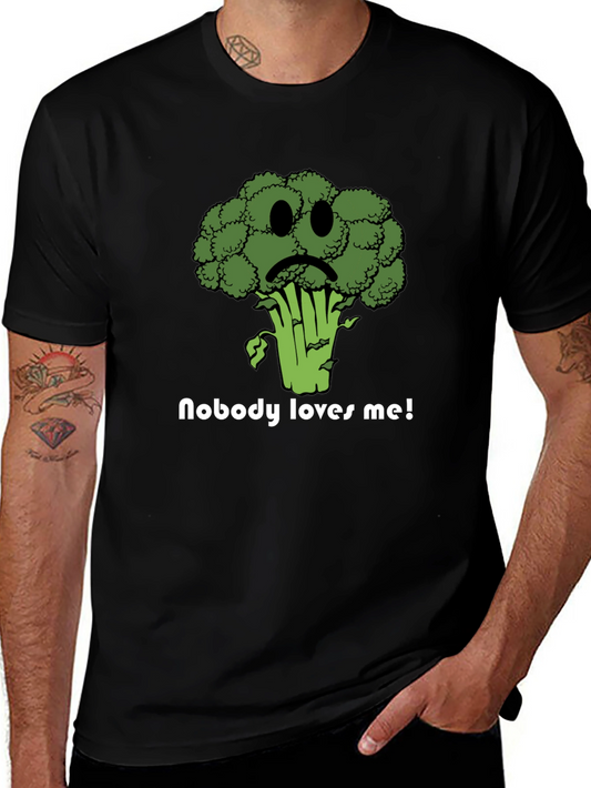 Sad Broccoli T-Shirt - Nobody Loves Me Graphic Tee