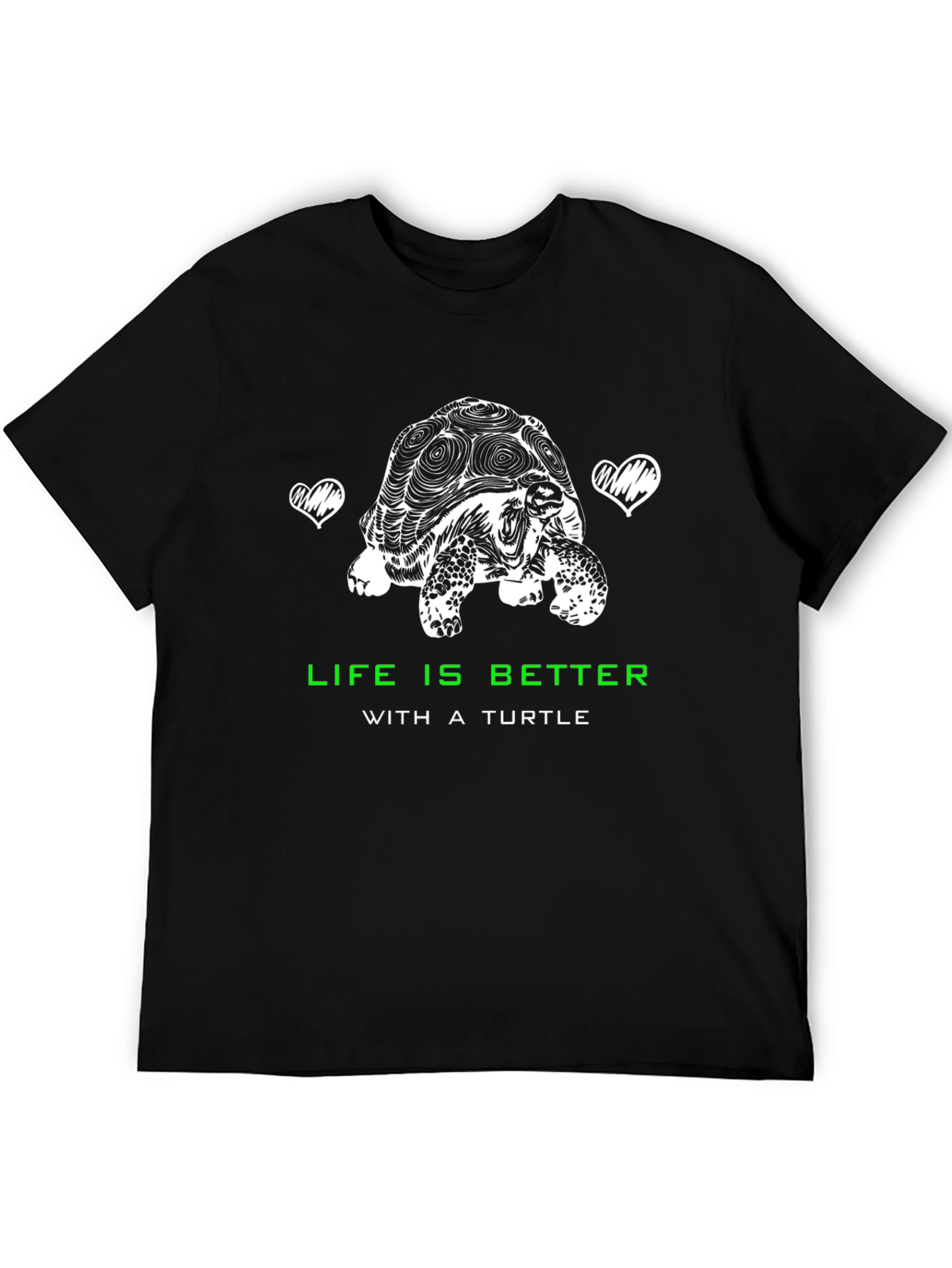 Life is Better with a Turtle Graphic T-Shirt