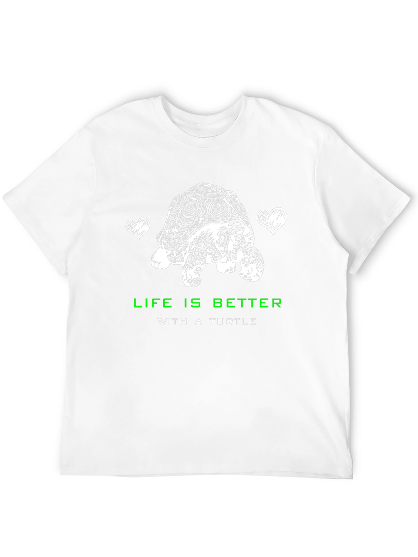 Life is Better with a Turtle Graphic T-Shirt
