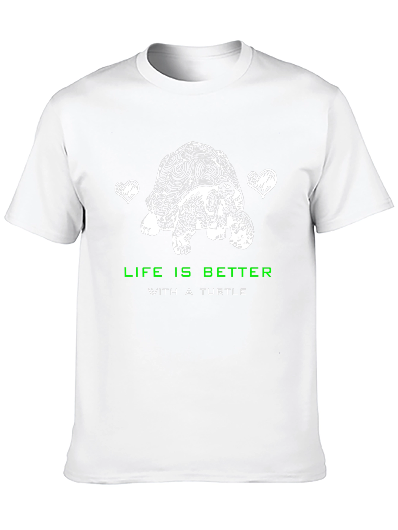 Life is Better with a Turtle Graphic T-Shirt