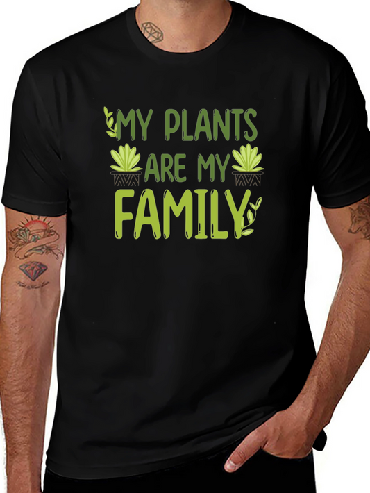 My Plants are My Family T-Shirt - Plant Lover Tee