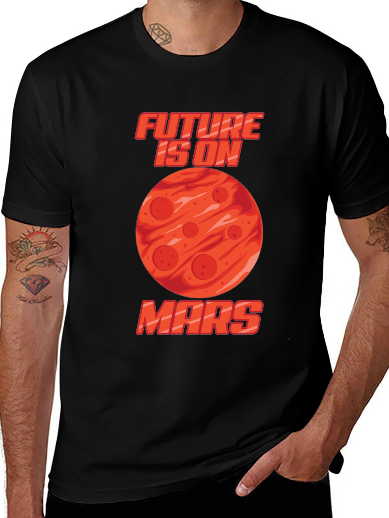 Future is on Mars Graphic T-Shirt