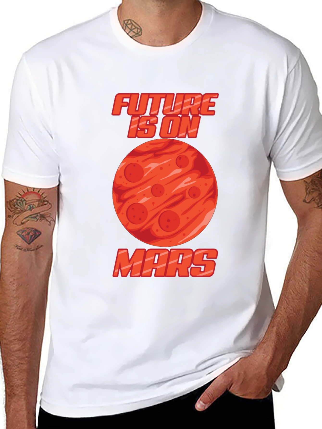Future is on Mars Graphic T-Shirt