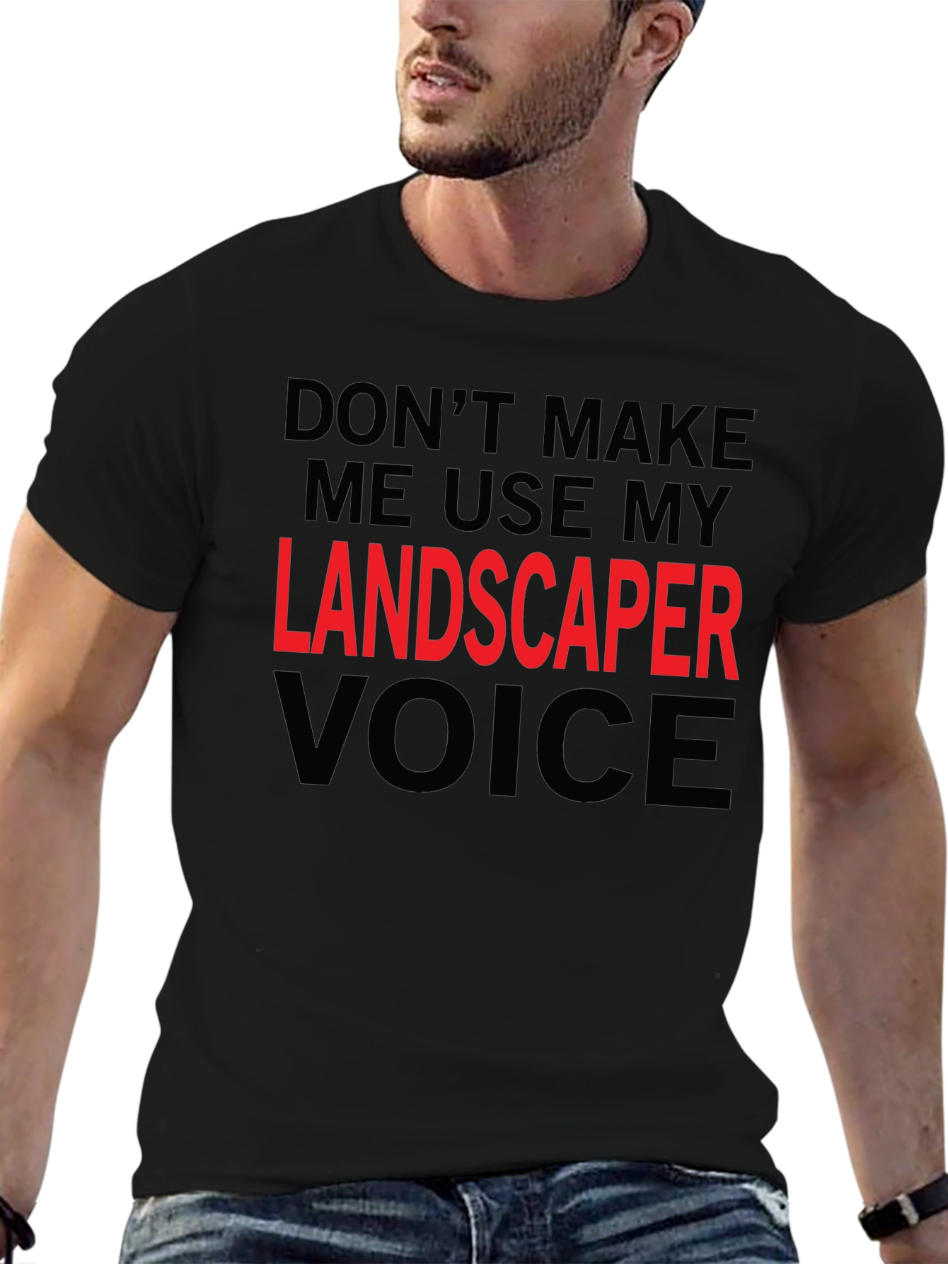 Landscaper Voice T-Shirt - Funny Job Tee