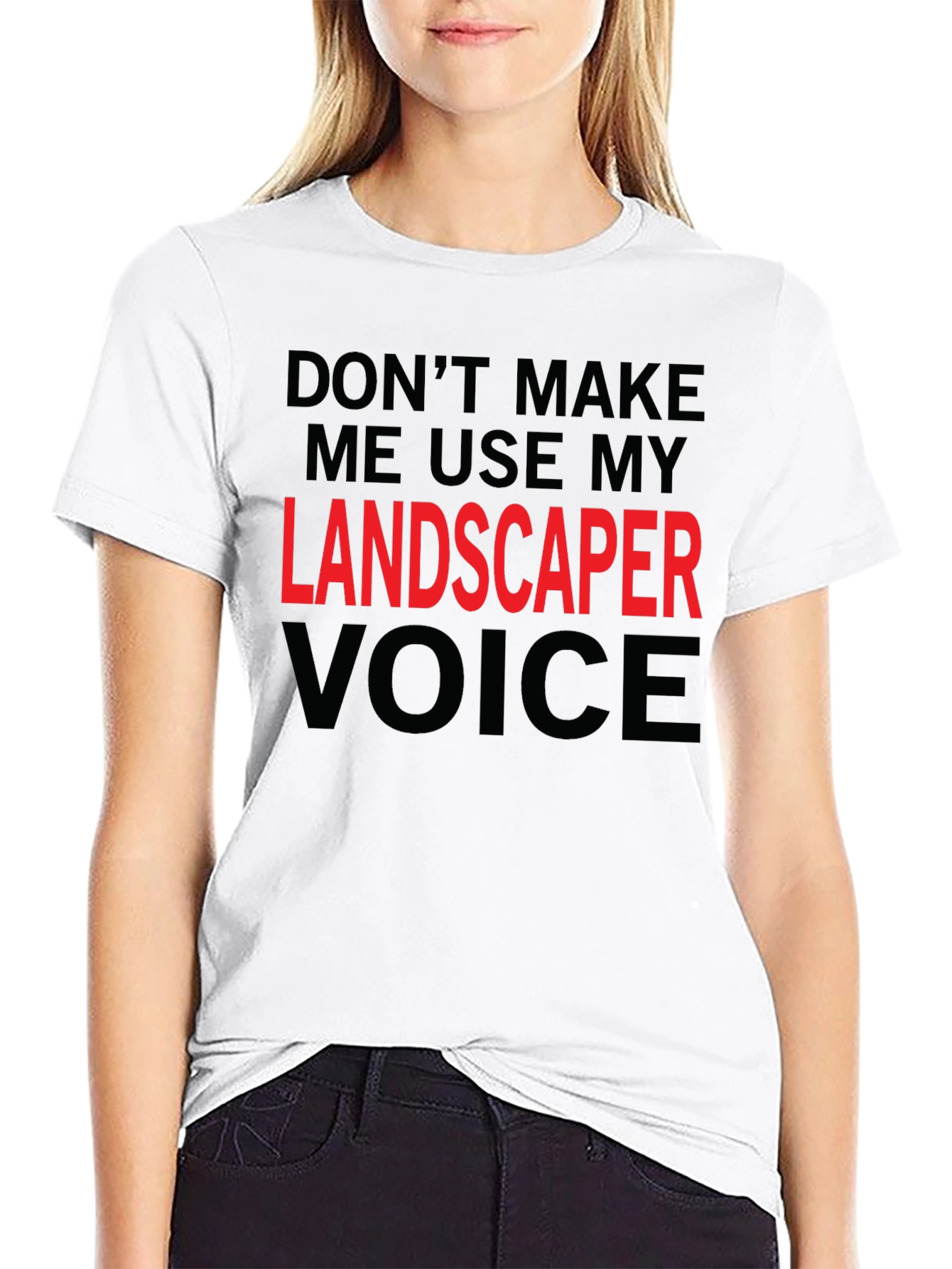 Landscaper Voice T-Shirt - Funny Job Tee