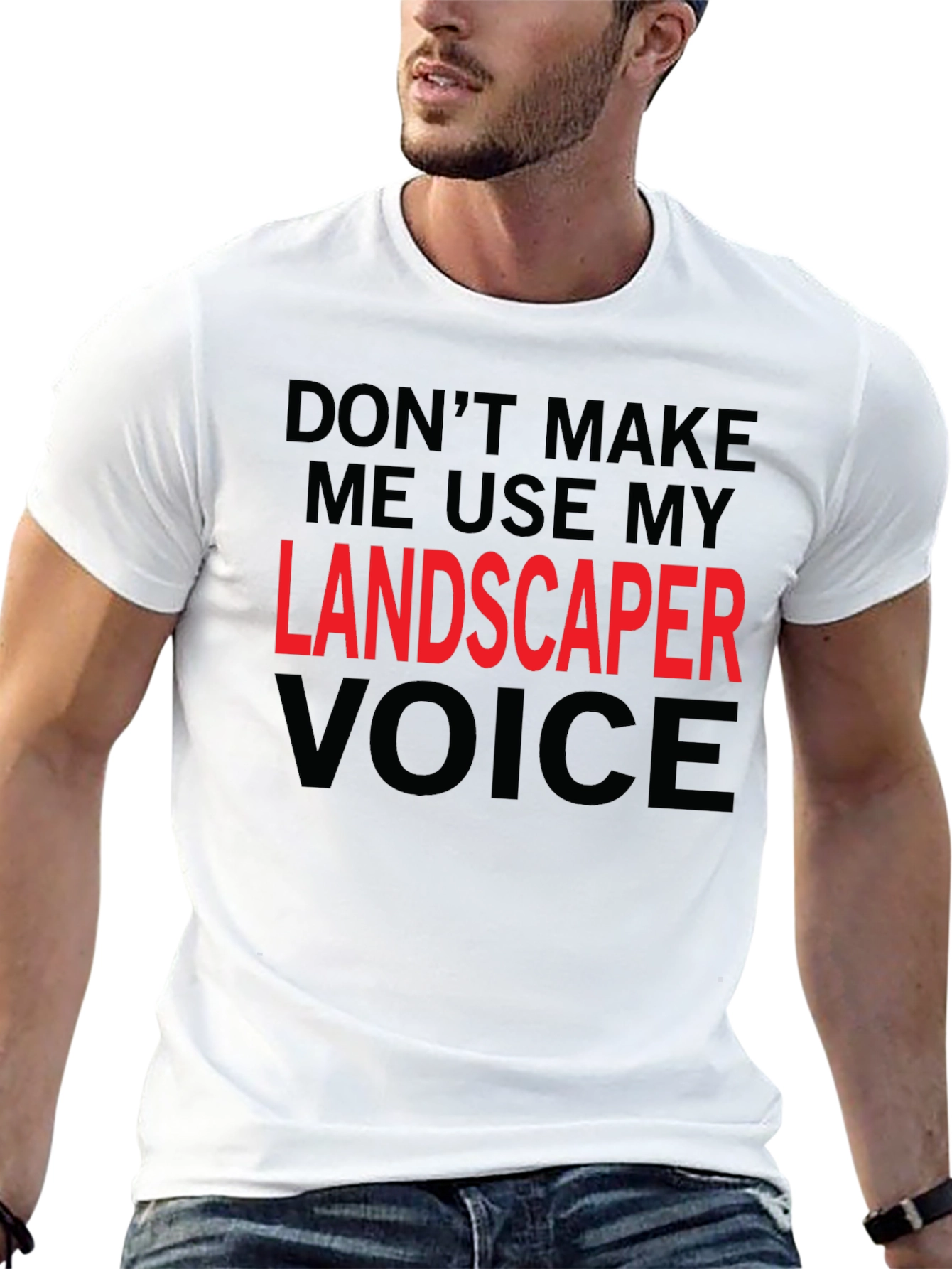 Landscaper Voice T-Shirt - Funny Job Tee