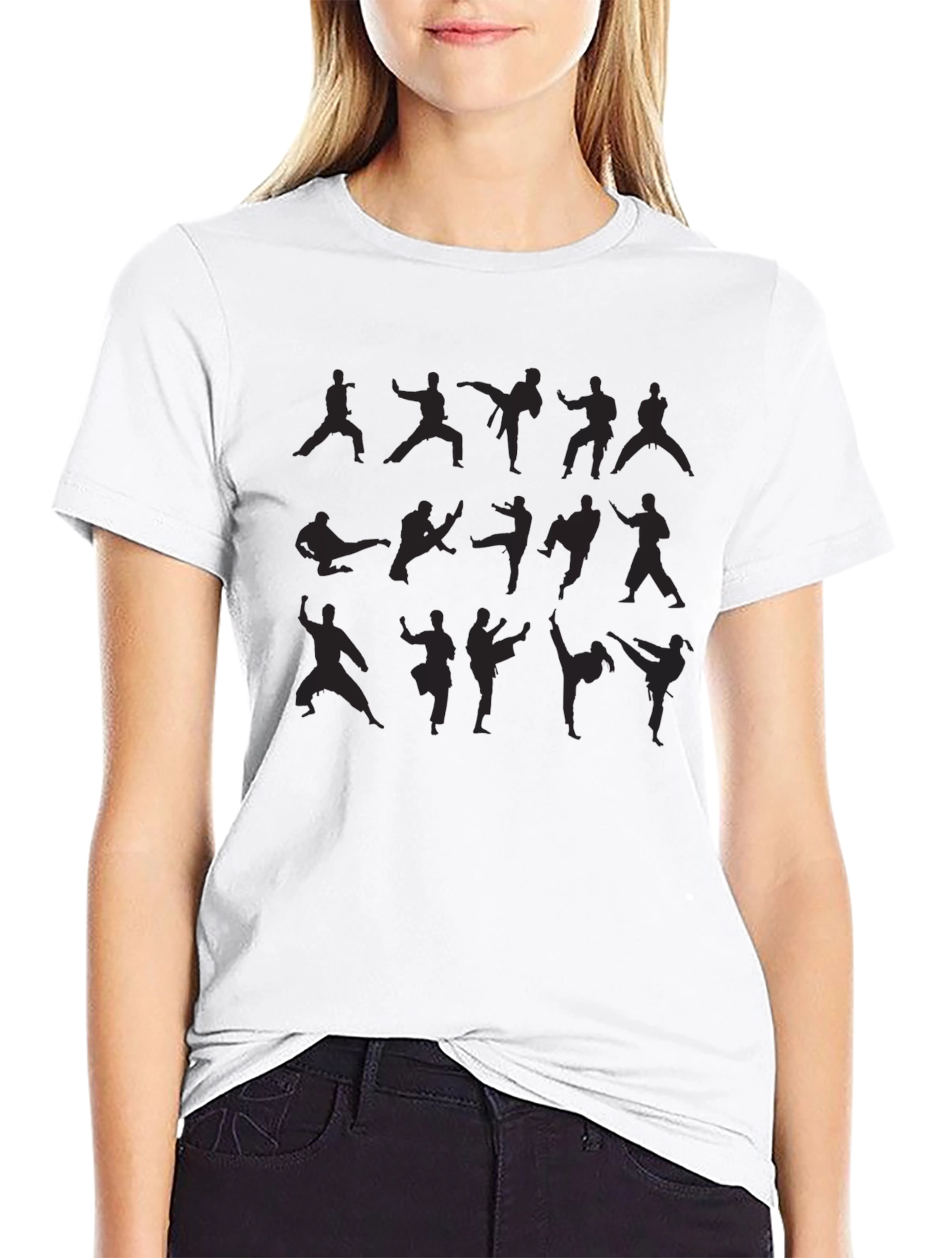 Martial Arts Silhouette T-Shirt