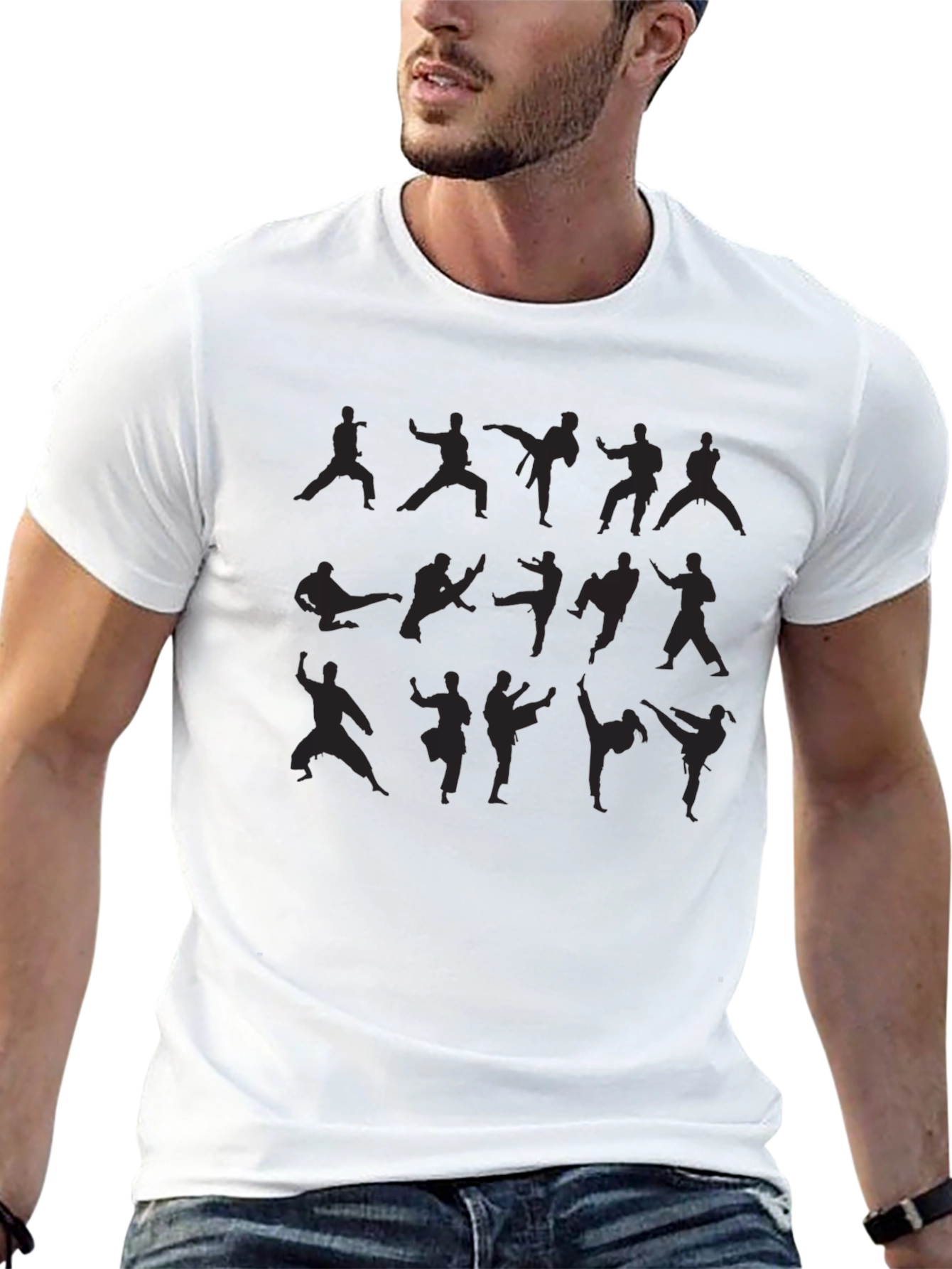 Martial Arts Silhouette T-Shirt