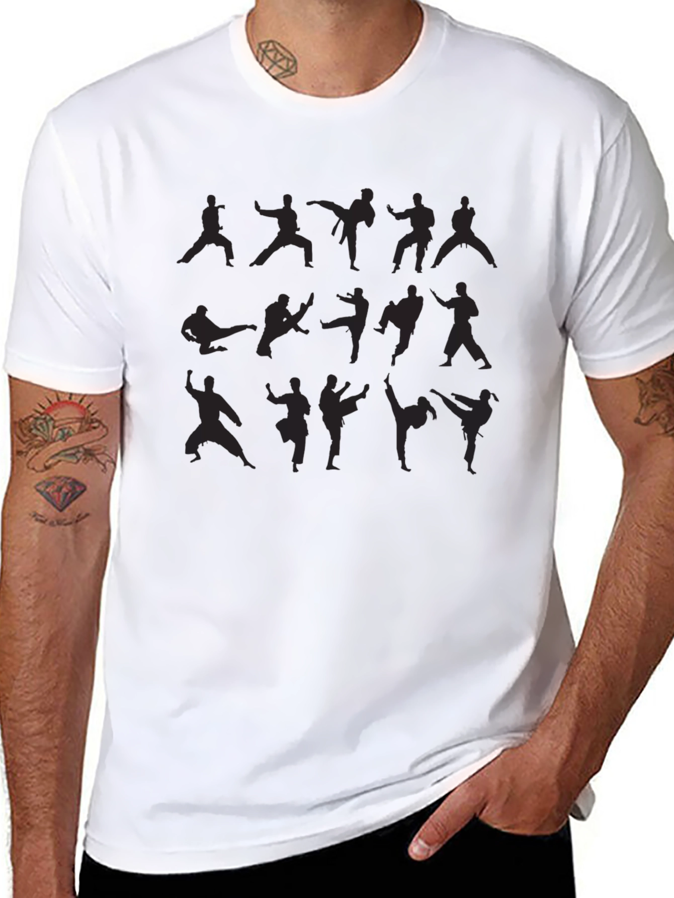 Martial Arts Silhouette T-Shirt