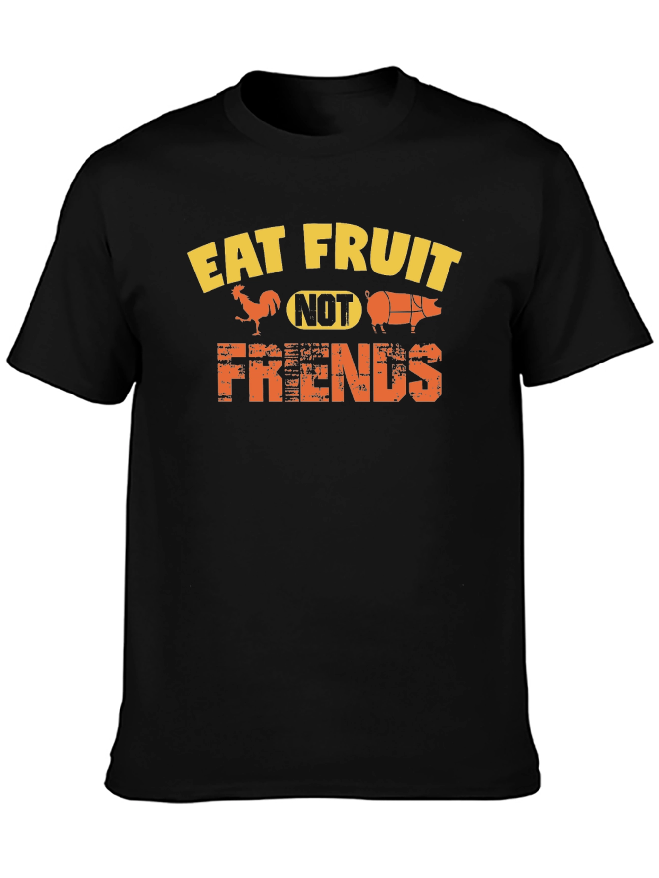 Eat Fruit Not Friends Vegan T-Shirt