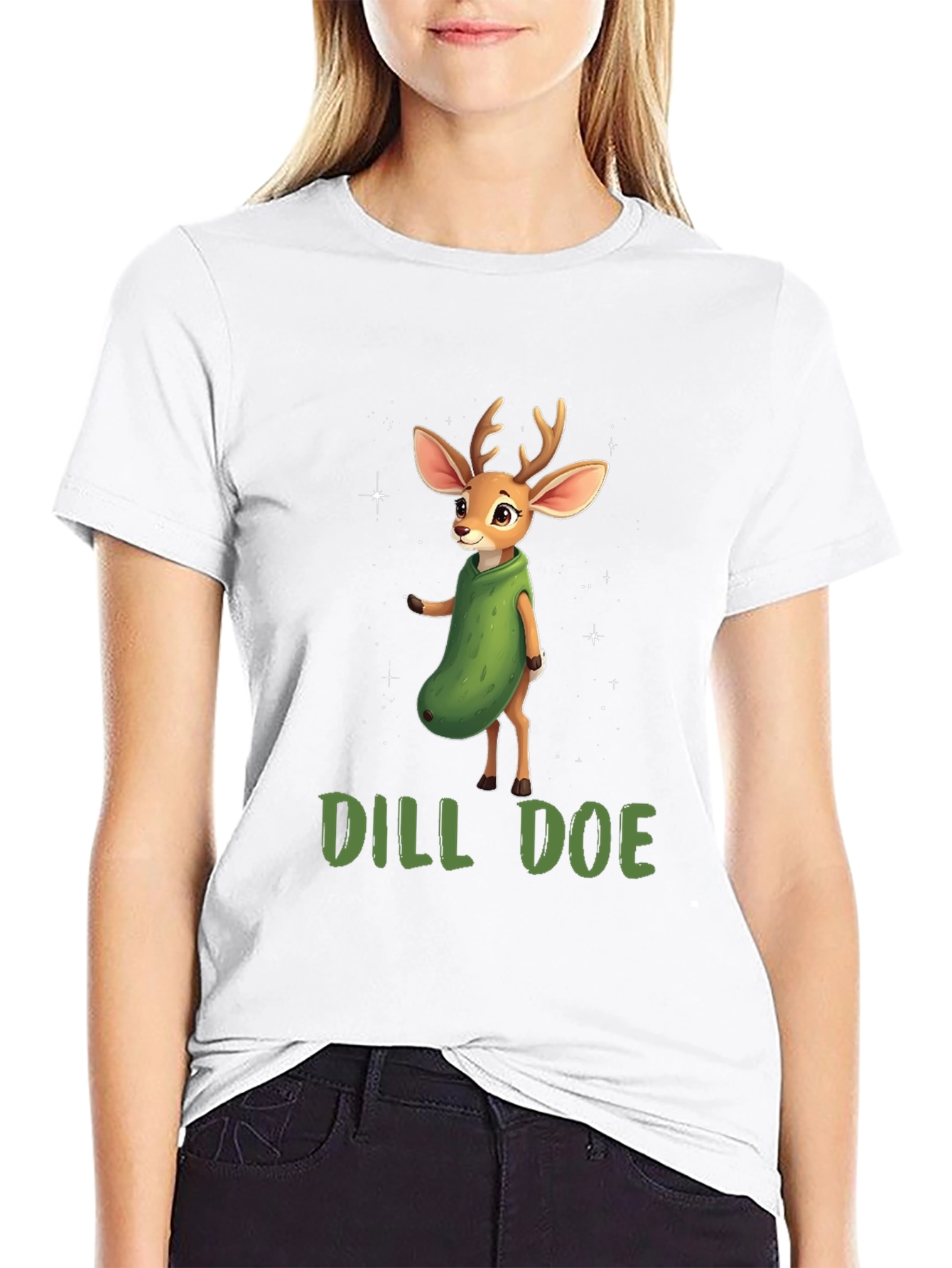 Dill Doe Deer Graphic T-Shirt