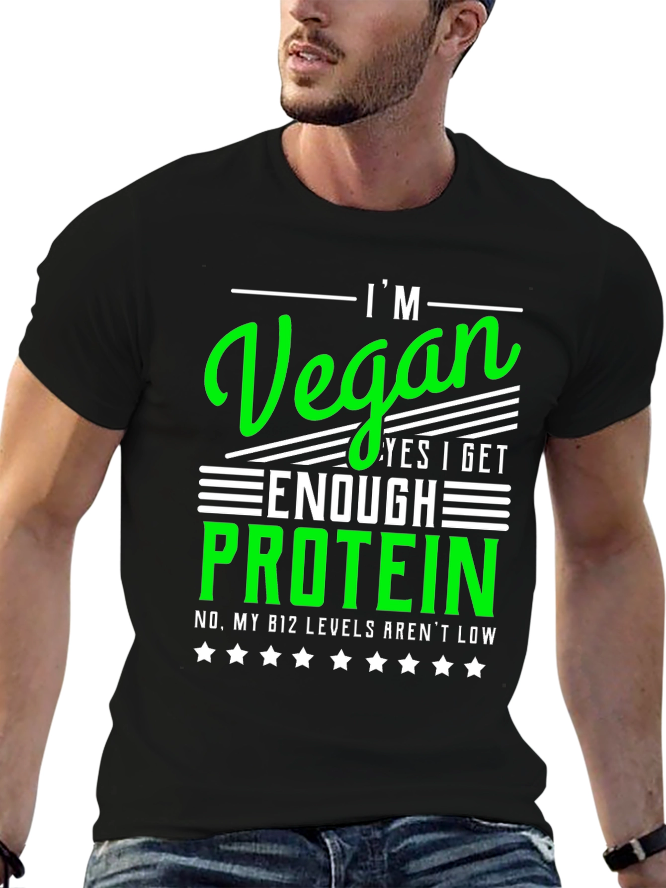 Vegan Protein T-Shirt - Im Vegan - B12 Levels
