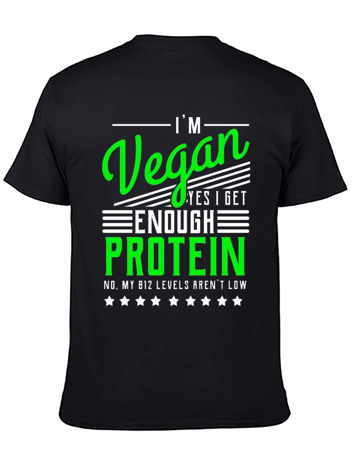 Vegan Protein T-Shirt - Im Vegan - B12 Levels
