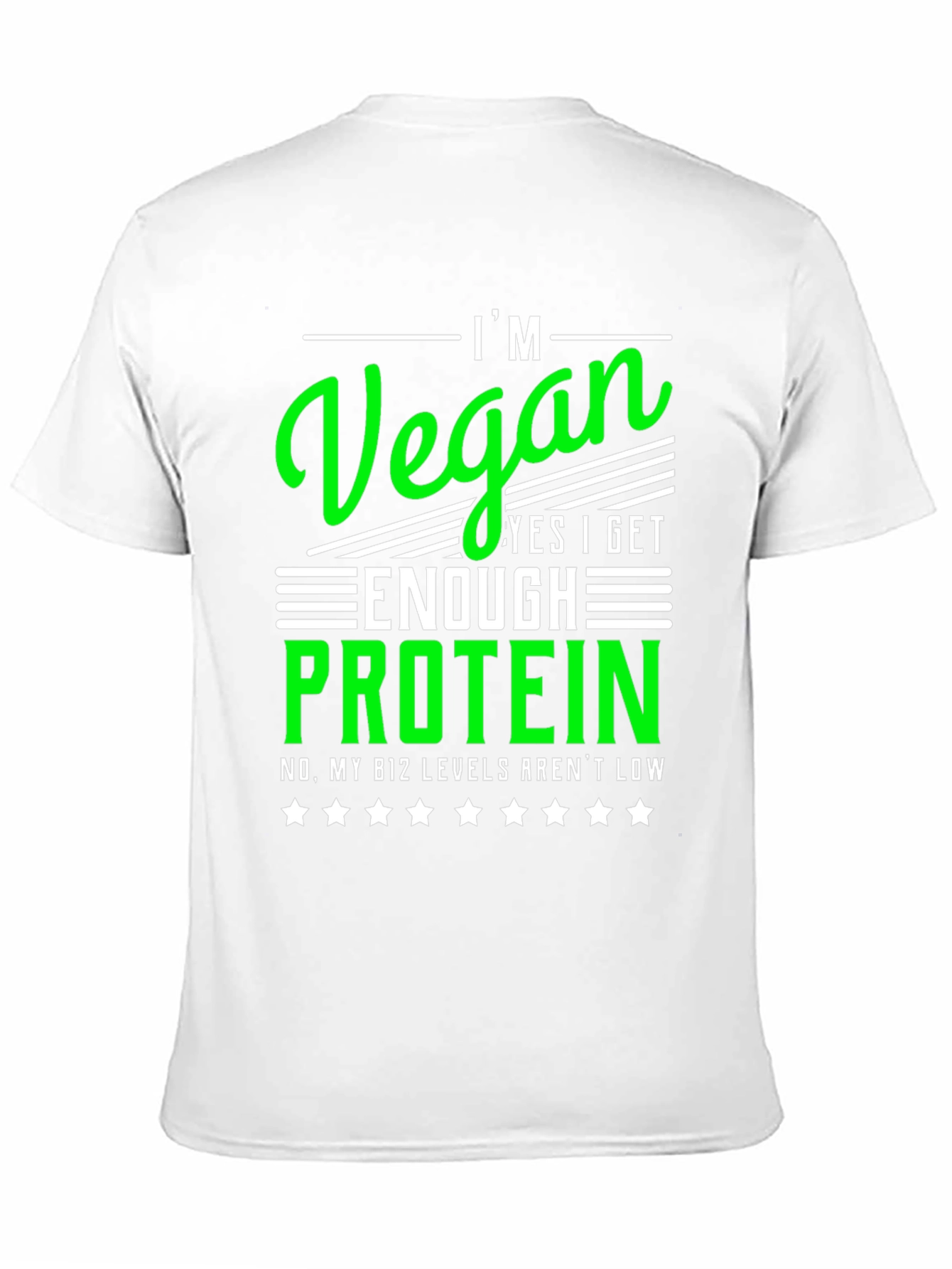 Vegan Protein T-Shirt - Im Vegan - B12 Levels