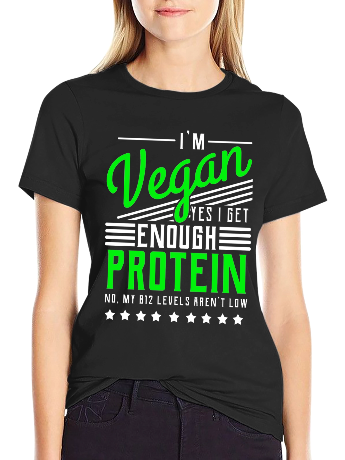 Vegan Protein T-Shirt - Im Vegan - B12 Levels