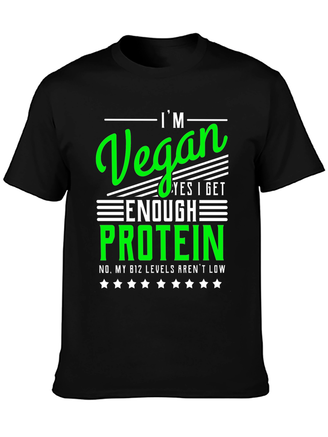 Vegan Protein T-Shirt - Im Vegan - B12 Levels