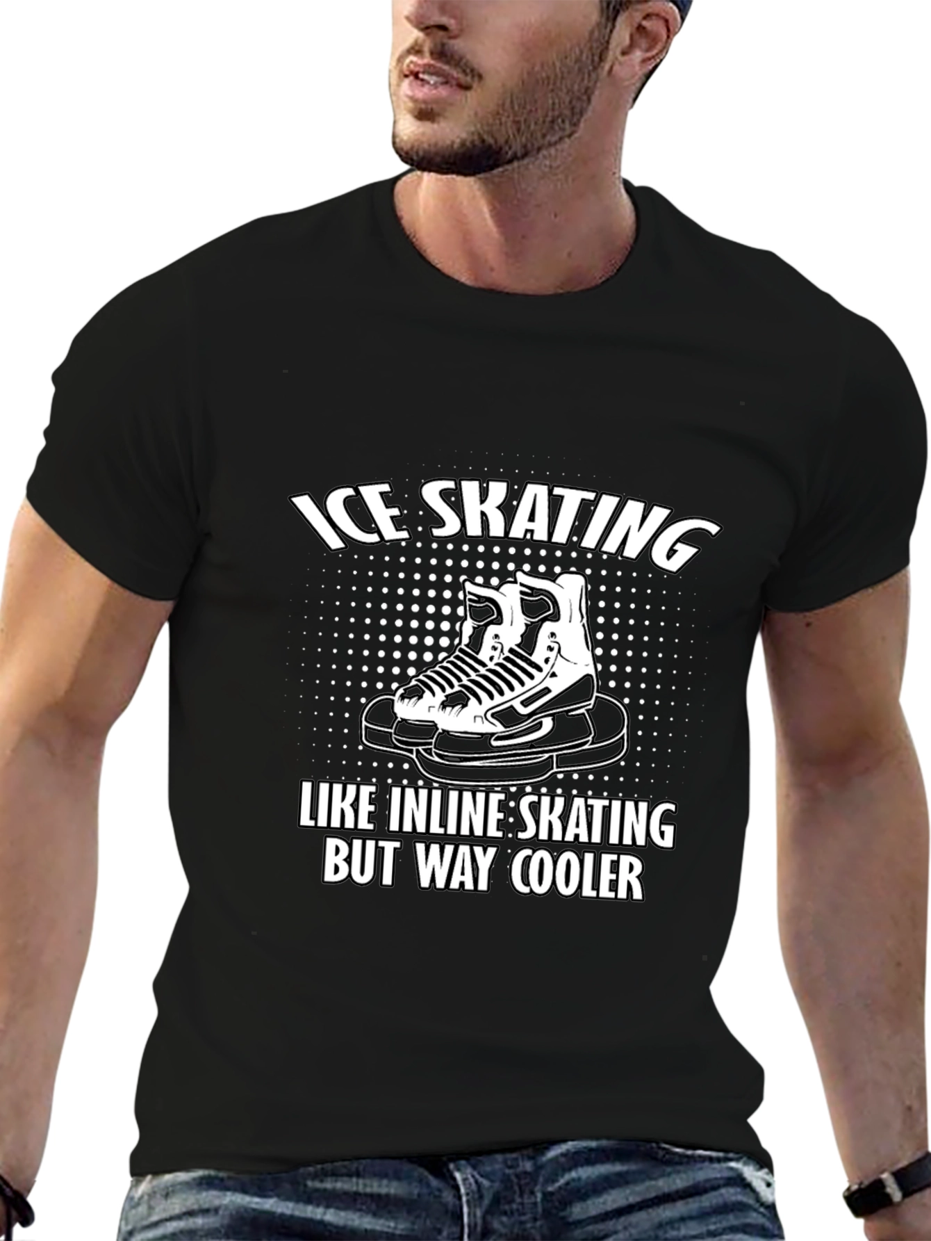 Cool Ice Skating T-Shirt: Inline Skating But Way Cooler