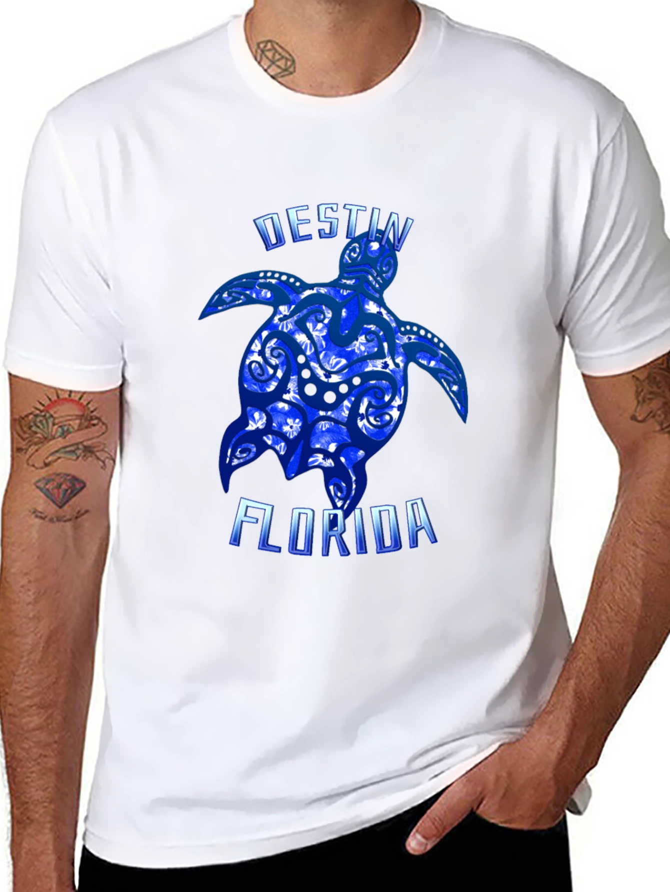Destin Florida Turtle Graphic Tee