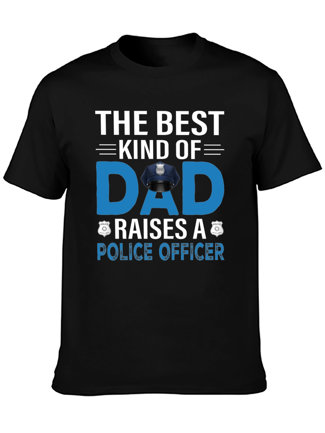 Best Dad Police Officer T-Shirt - Fathers Day Gift