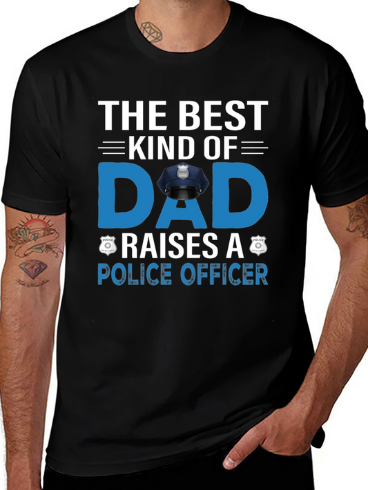 Best Dad Police Officer T-Shirt - Fathers Day Gift