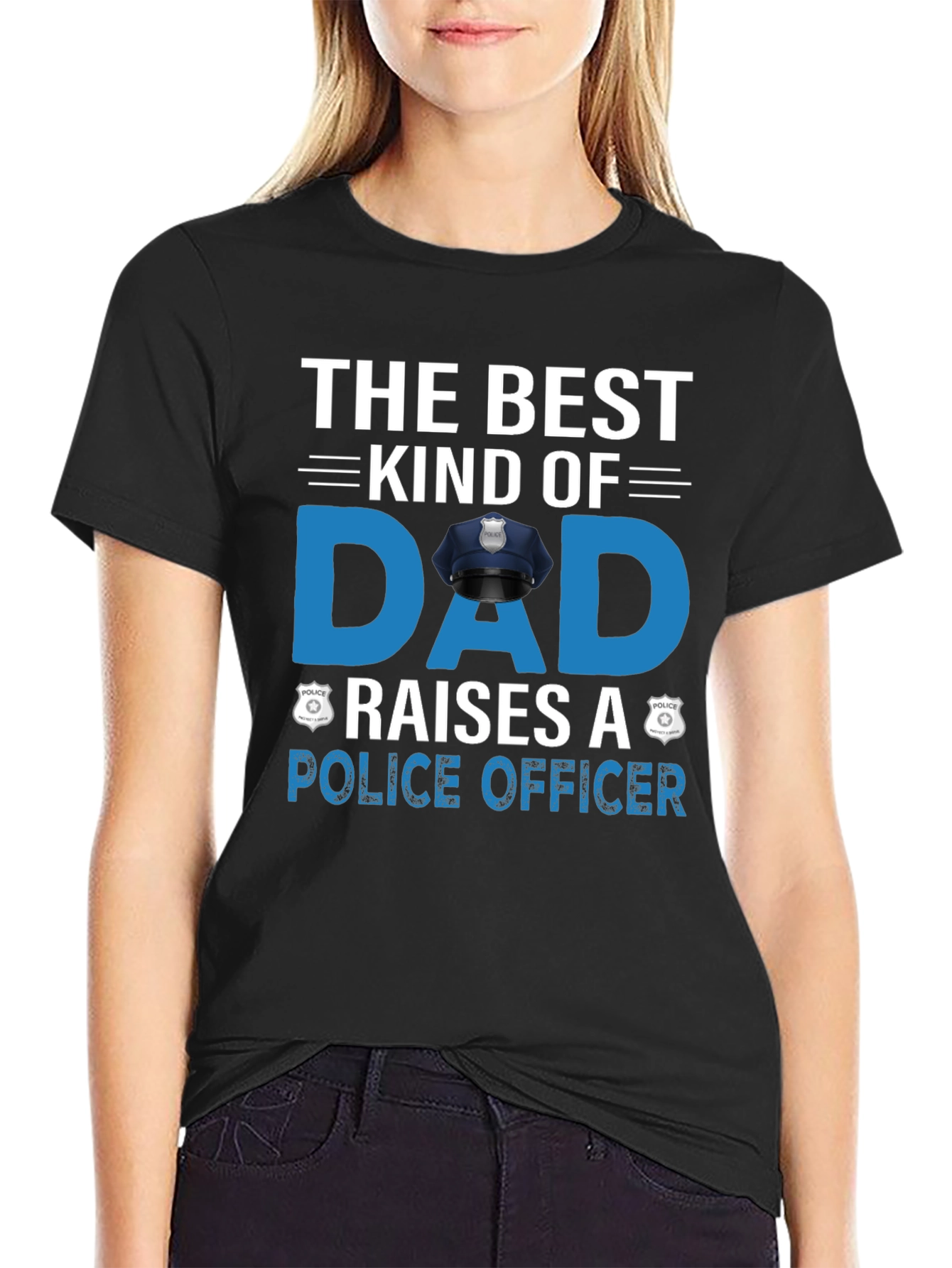 Best Dad Police Officer T-Shirt - Fathers Day Gift