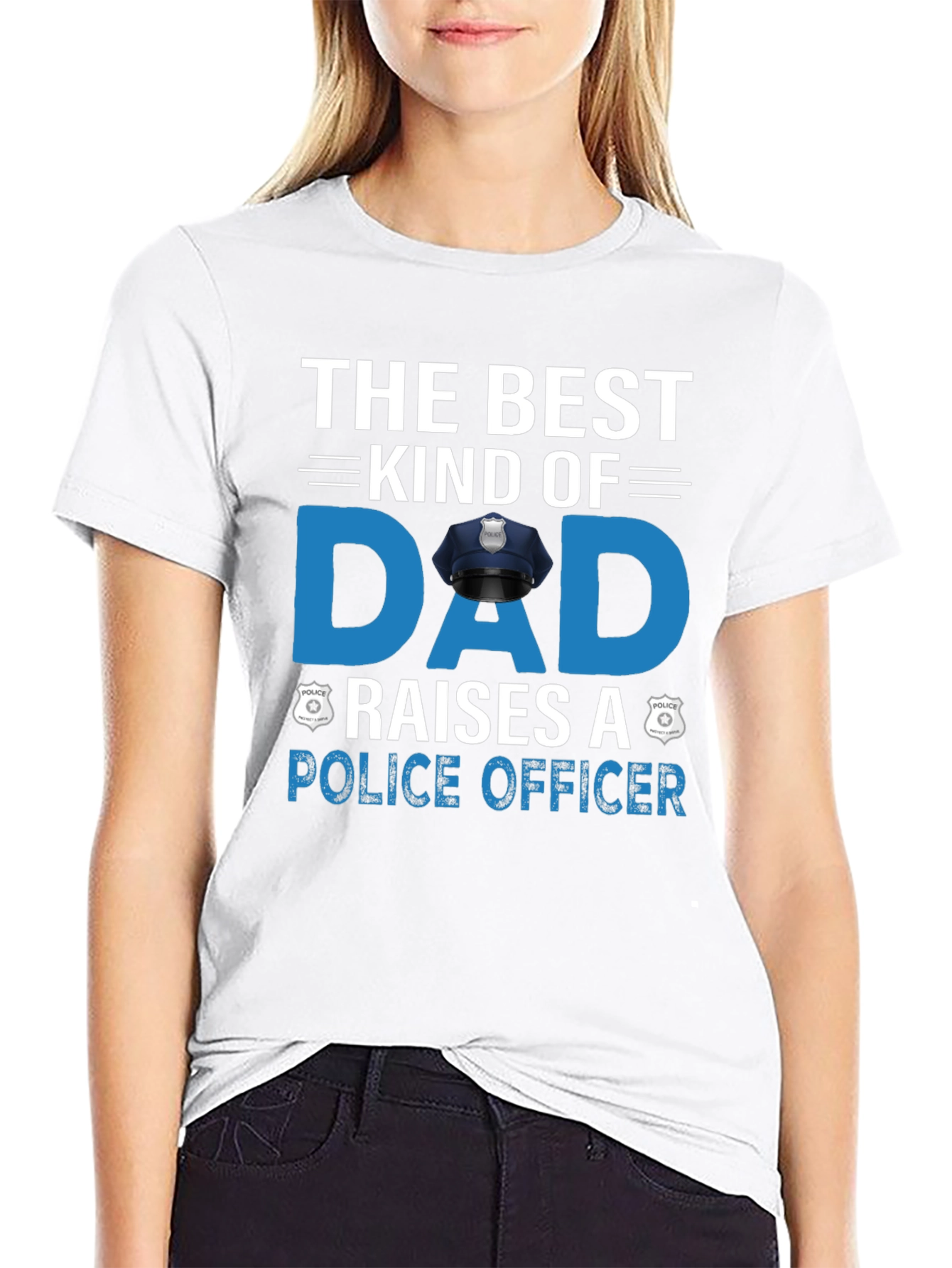 Best Dad Police Officer T-Shirt - Fathers Day Gift