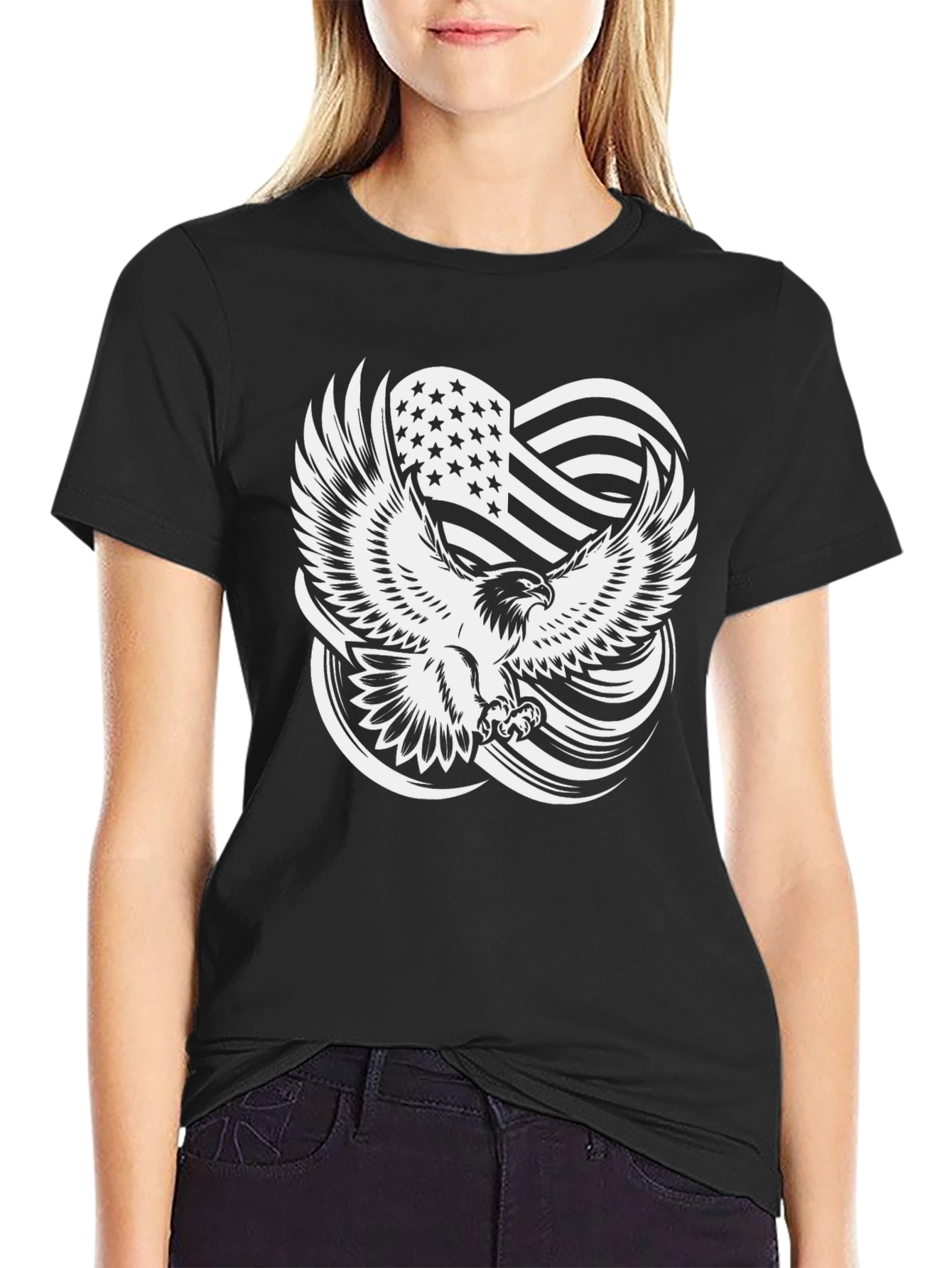 American Eagle Graphic T-Shirt - Patriotic Design