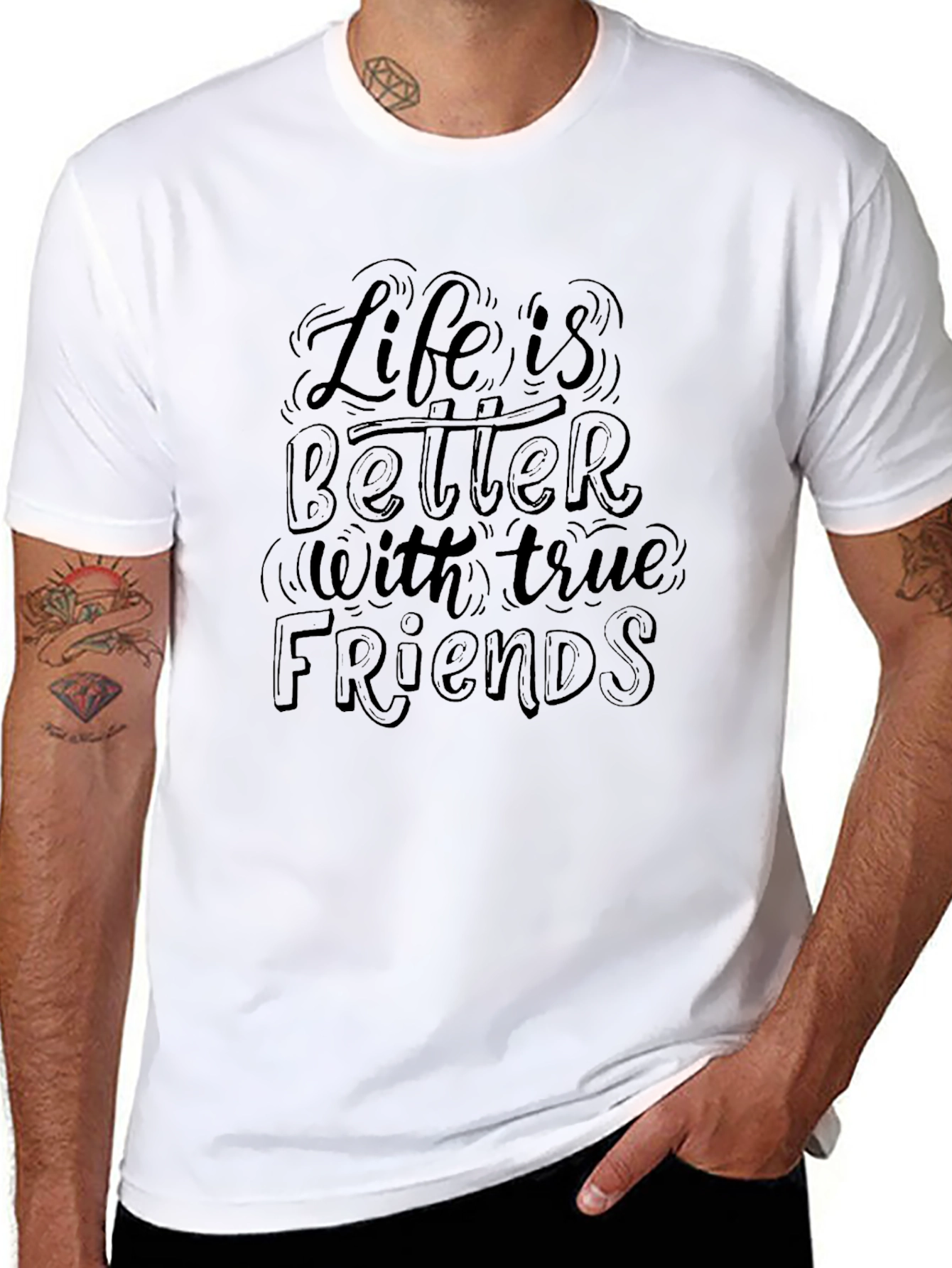 Life is Better with Friends Graphic Tee