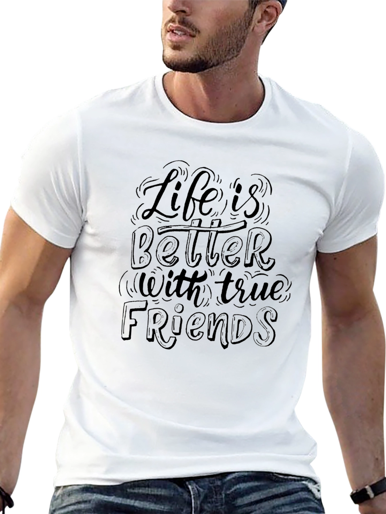 Life is Better with Friends Graphic Tee