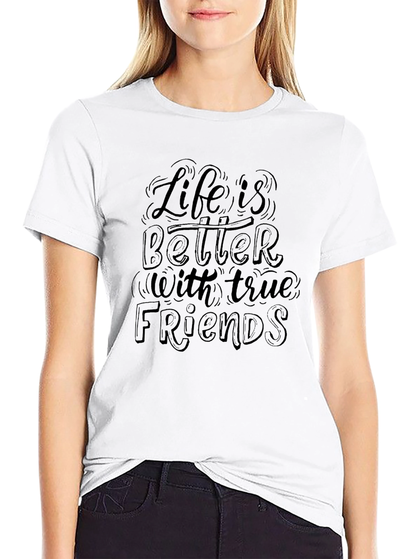 Life is Better with Friends Graphic Tee