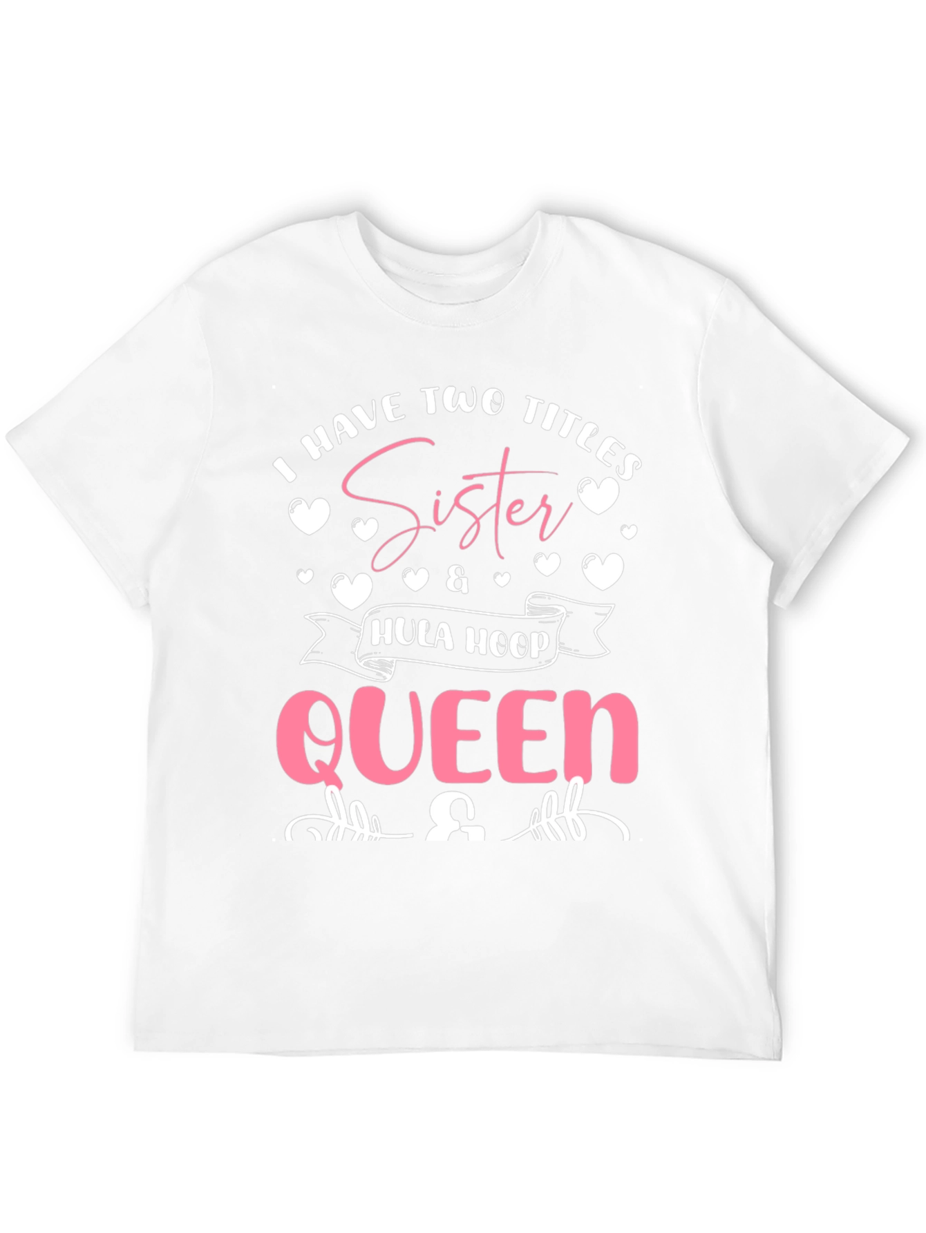 Sister Hula Hoop Queen Black T-Shirt