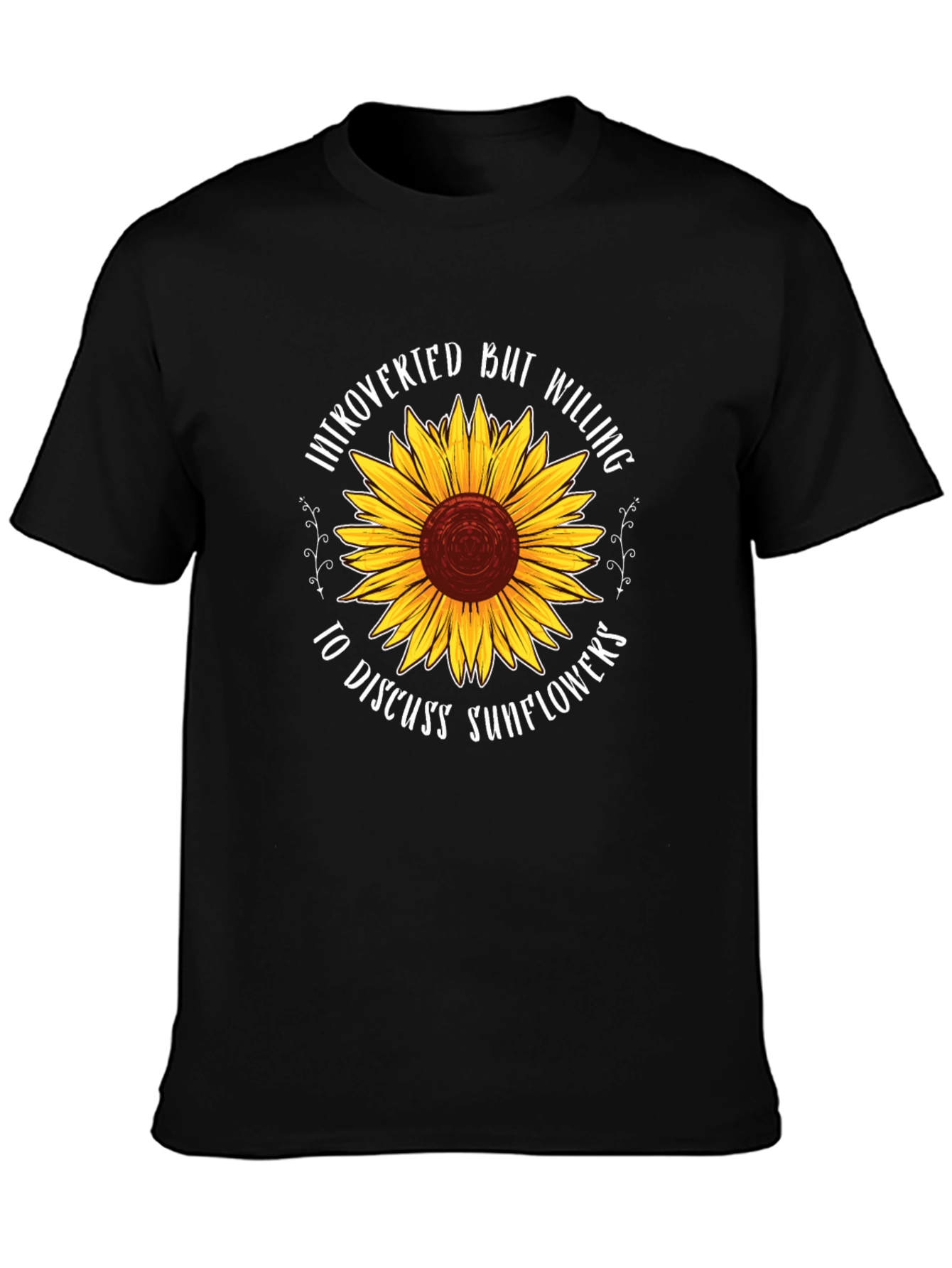 Introverted Sunflower Graphic Tee