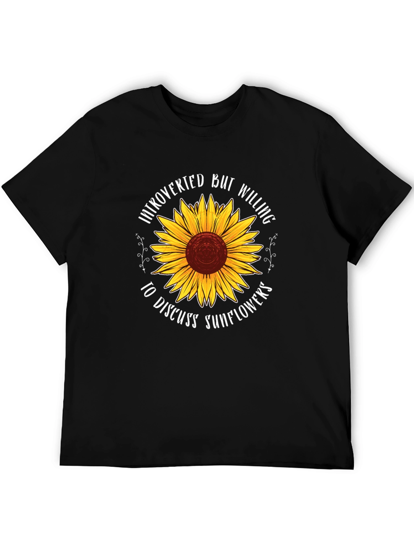 Introverted Sunflower Graphic Tee
