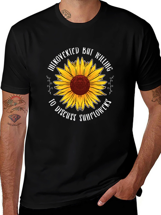 Introverted Sunflower Graphic Tee