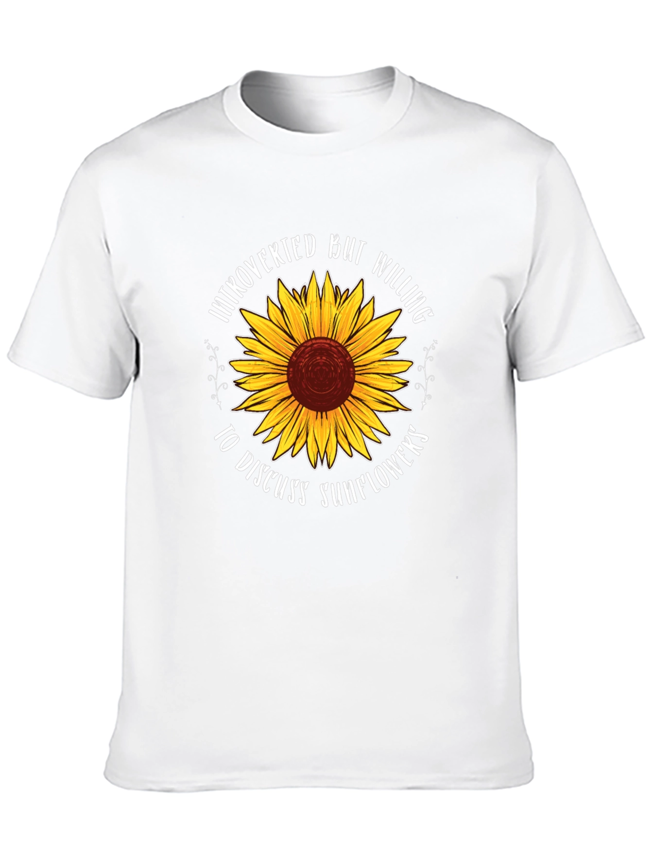 Introverted Sunflower Graphic Tee