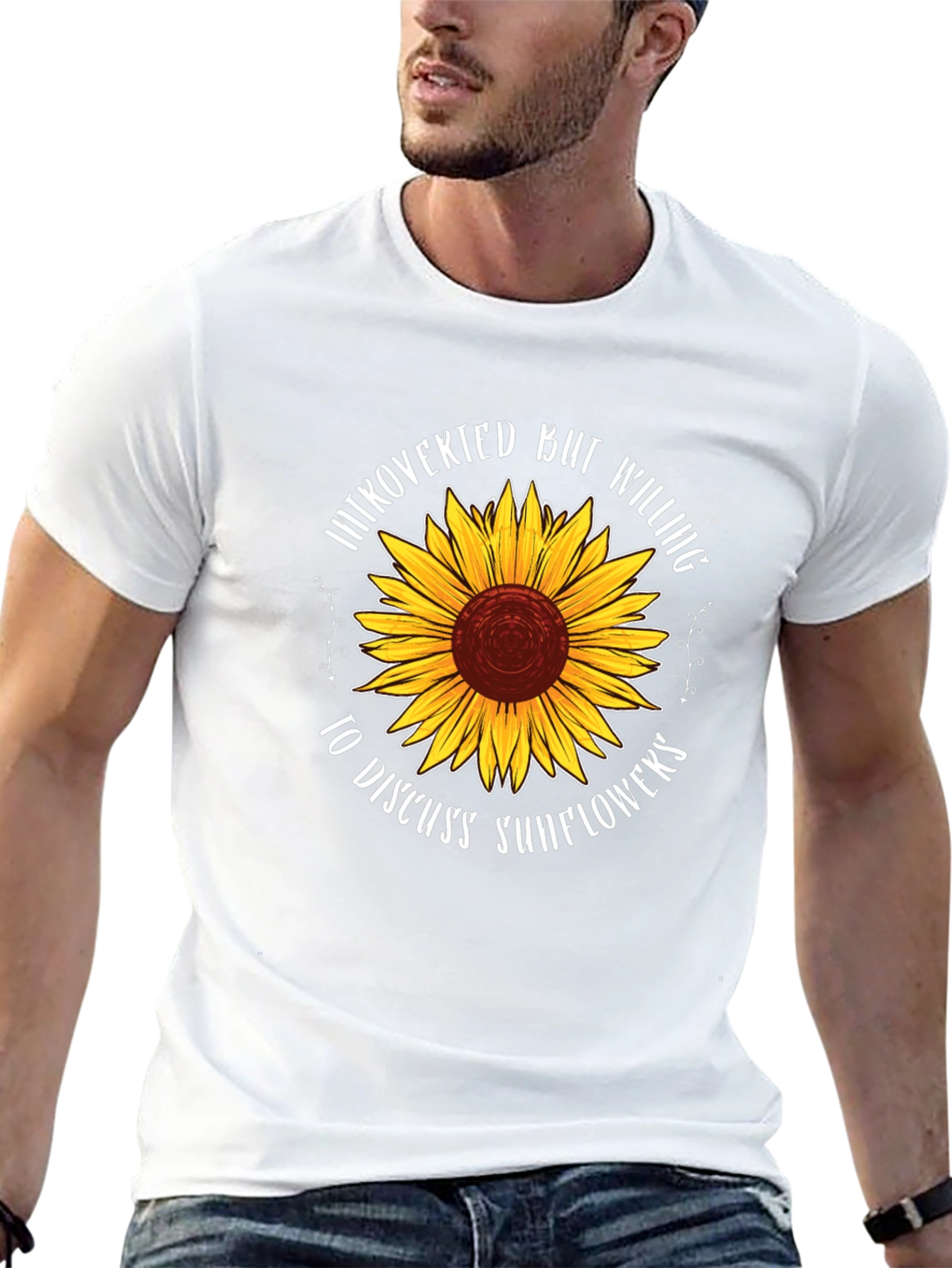 Introverted Sunflower Graphic Tee