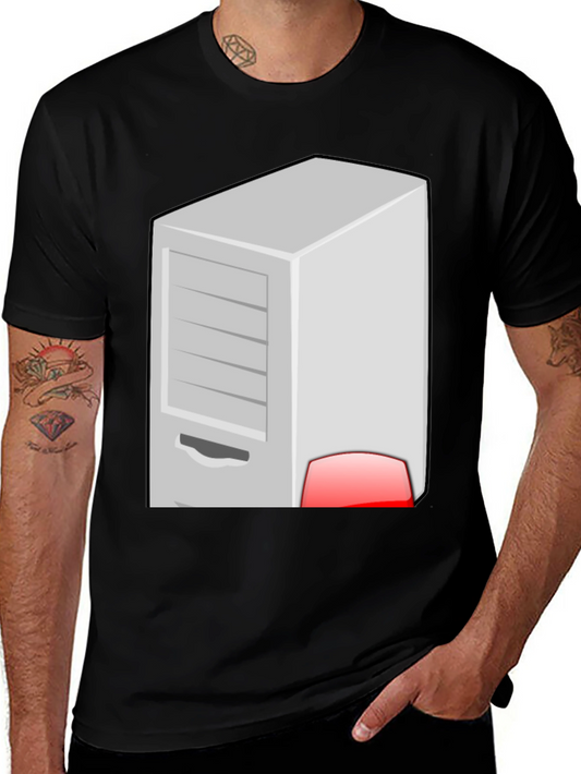 Server Rack Graphic T-Shirt - Geek Chic Style