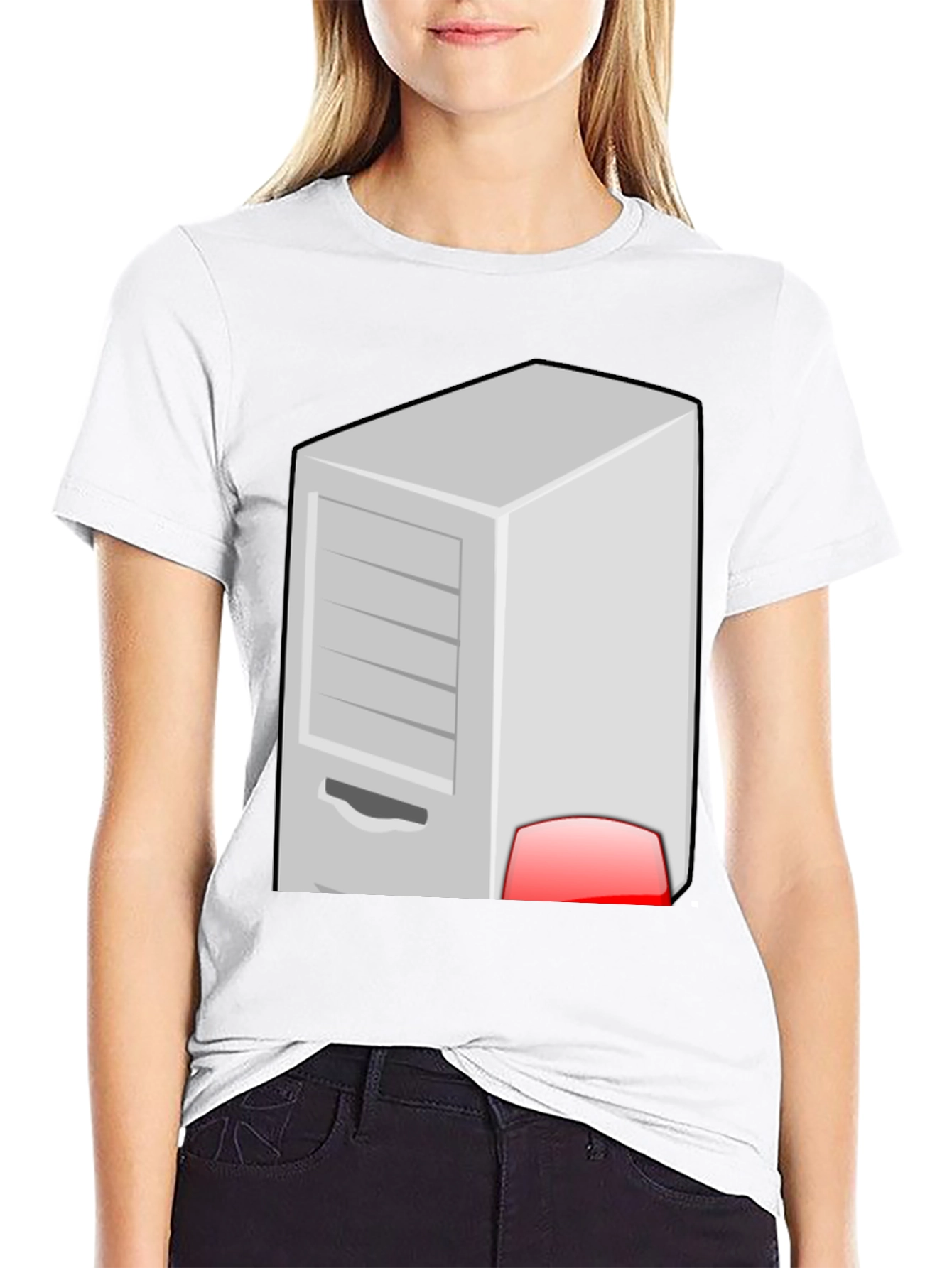 Server Rack Graphic T-Shirt - Geek Chic Style