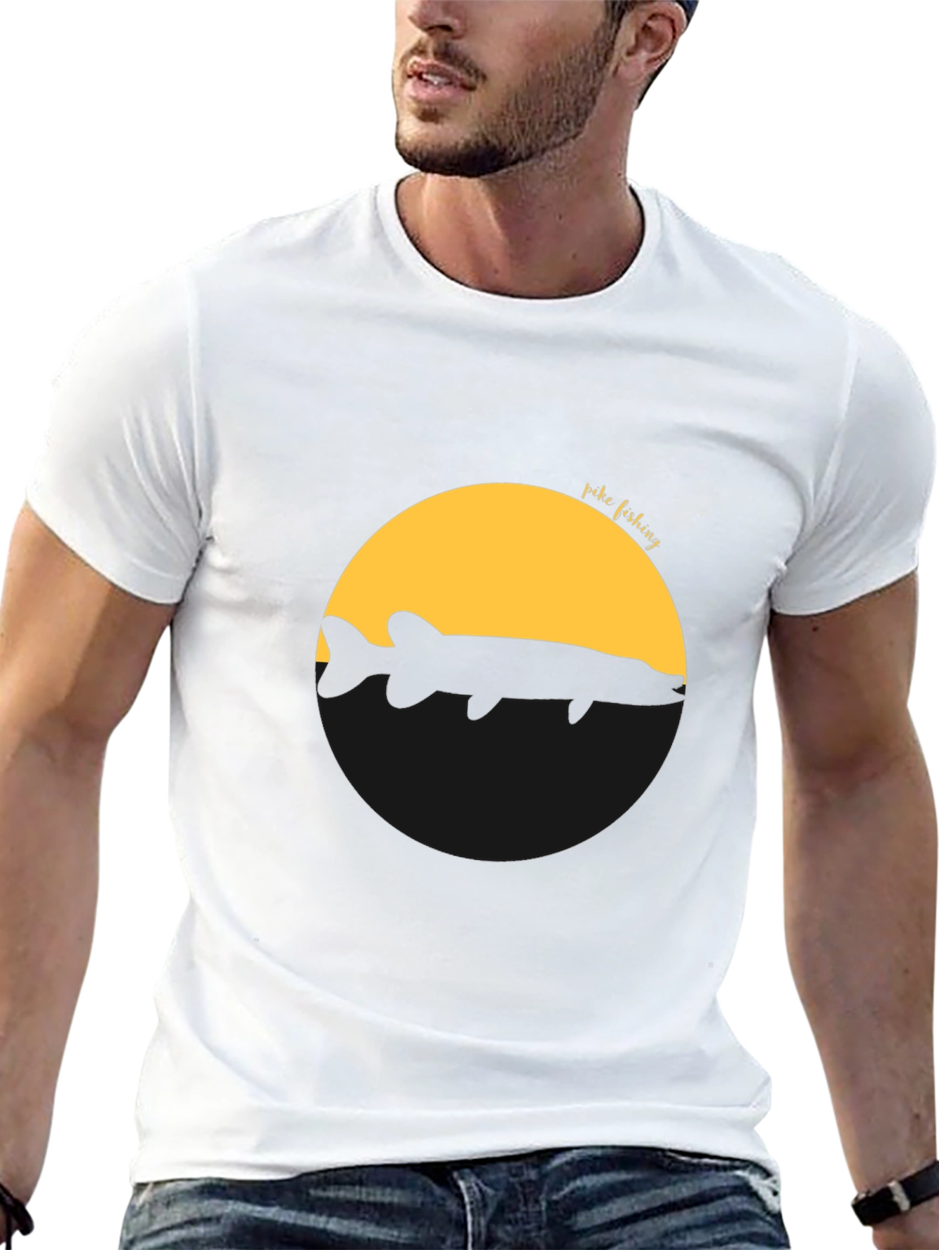 Pike Fishing Graphic Tee - Stylish Angler Design