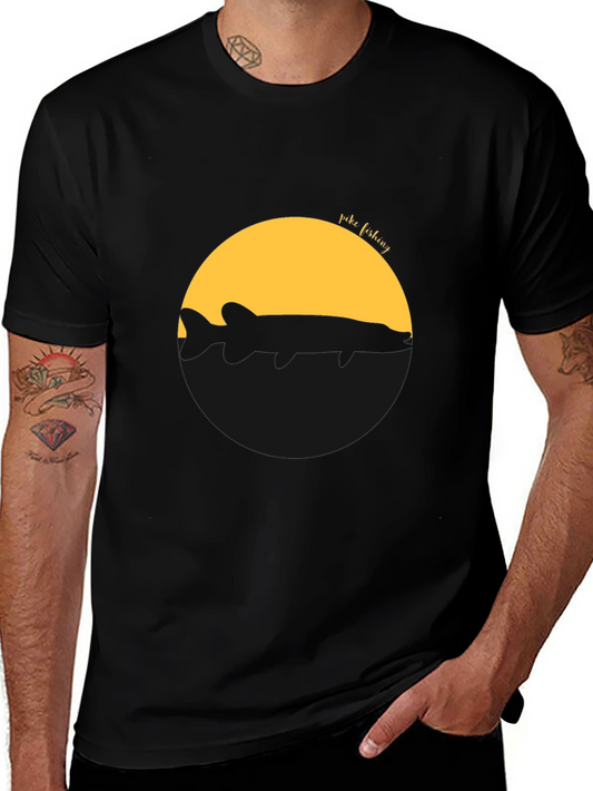 Pike Fishing Graphic Tee - Stylish Angler Design