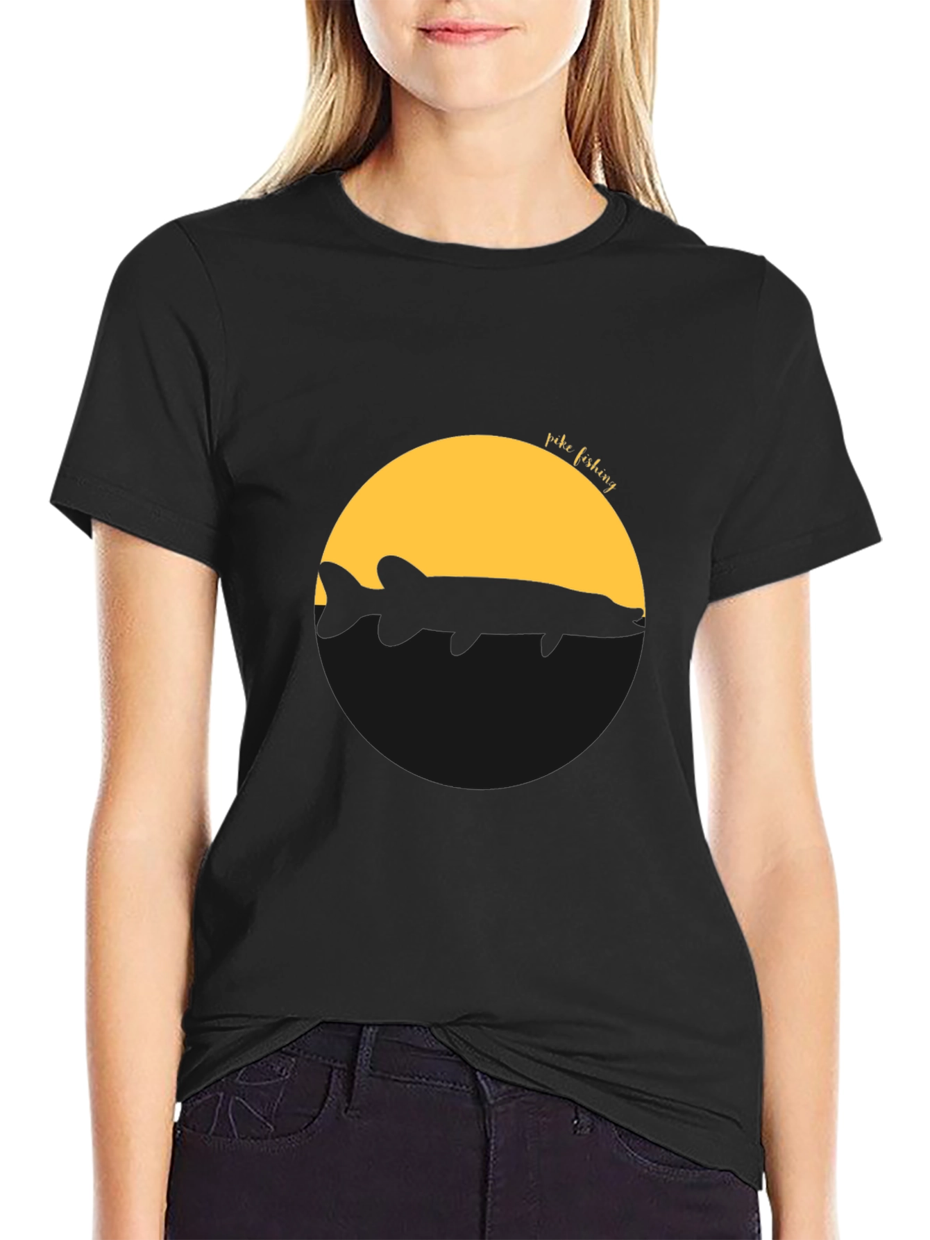Pike Fishing Graphic Tee - Stylish Angler Design