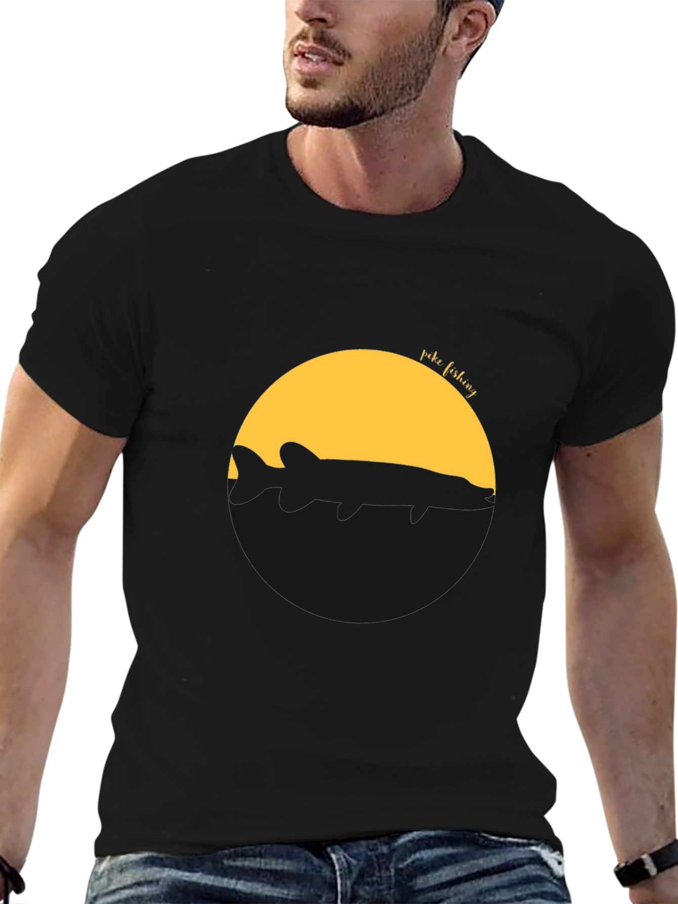 Pike Fishing Graphic Tee - Stylish Angler Design
