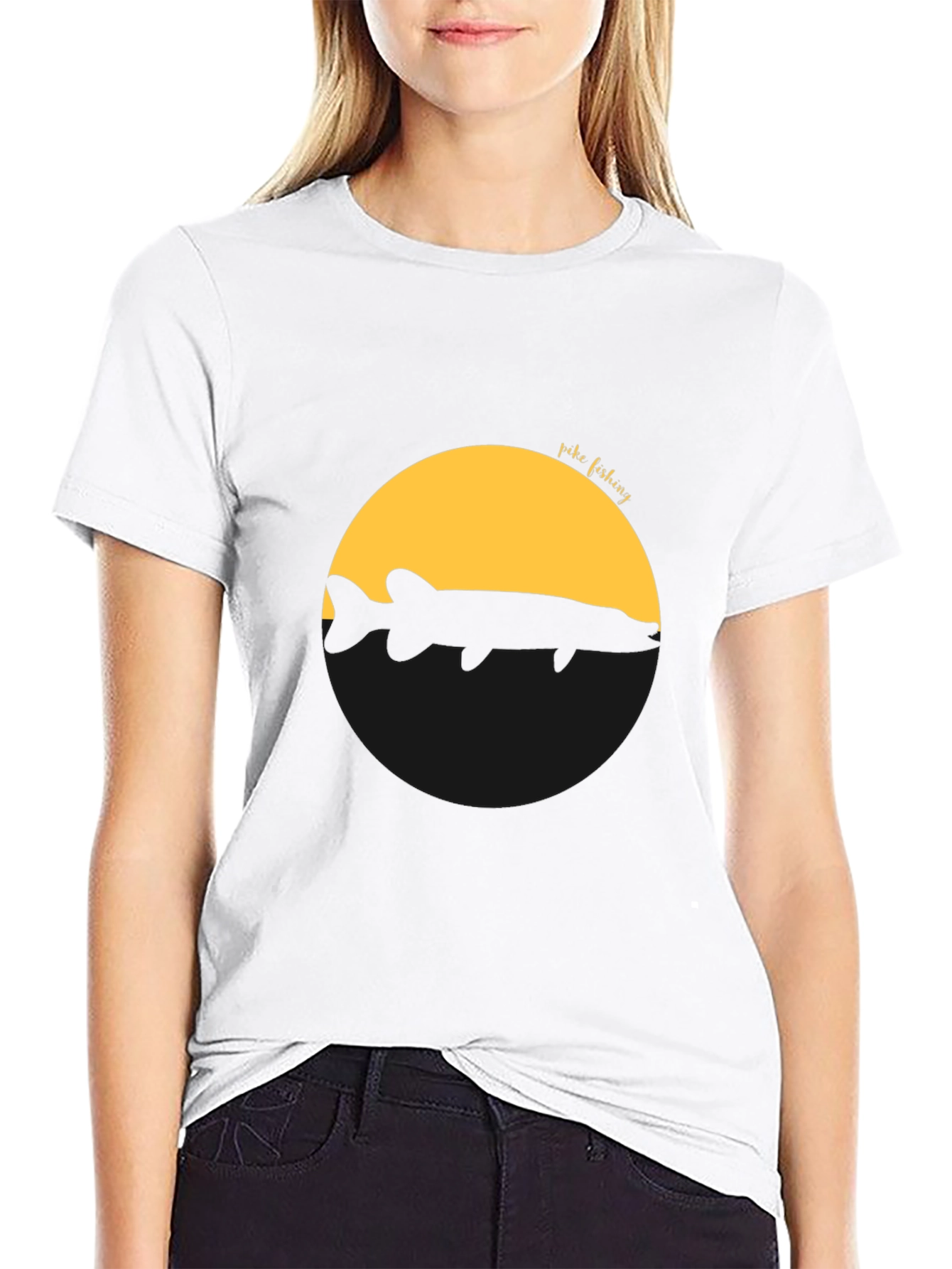 Pike Fishing Graphic Tee - Stylish Angler Design