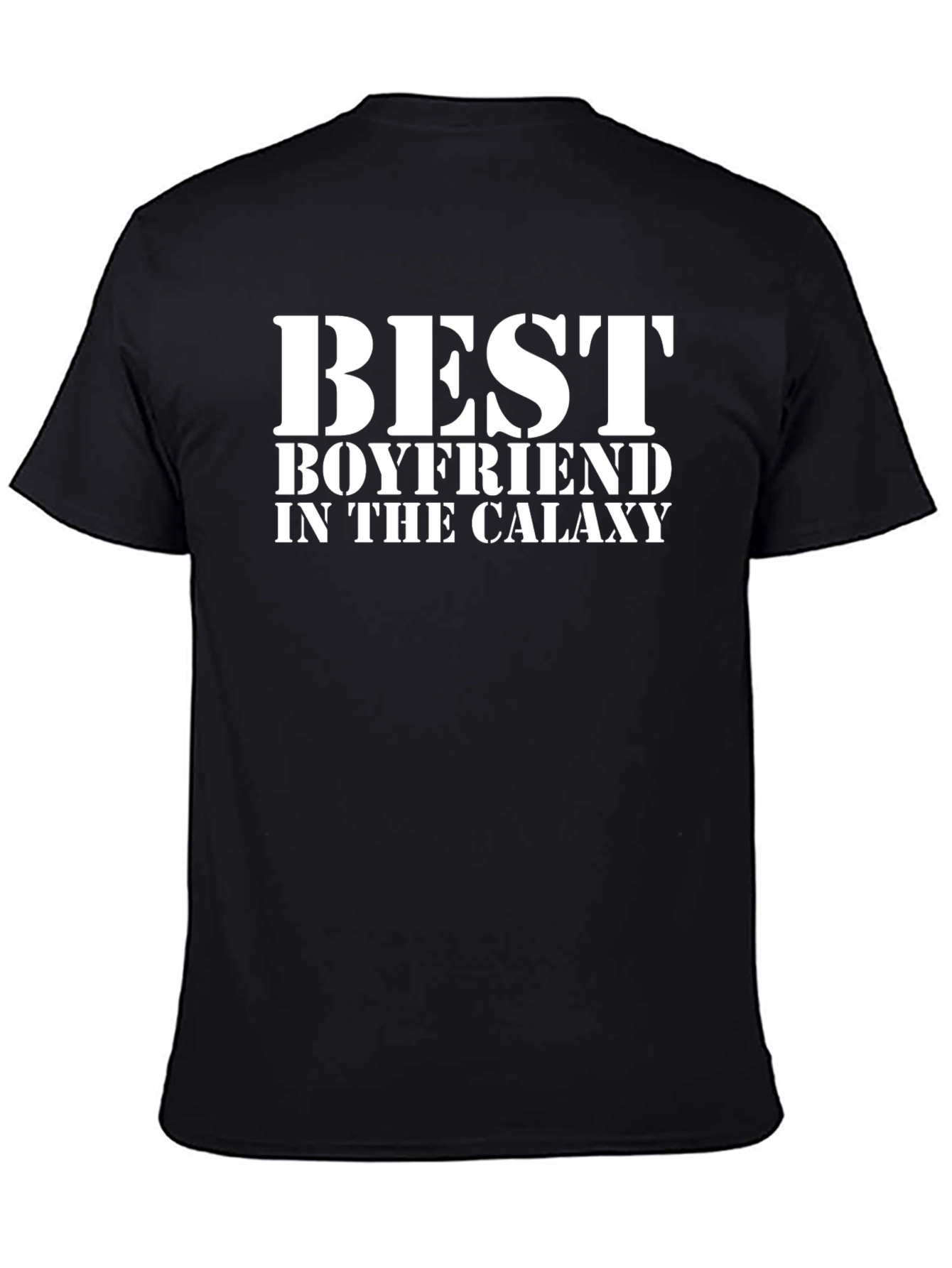 Best Boyfriend in the Galaxy Black T-Shirt