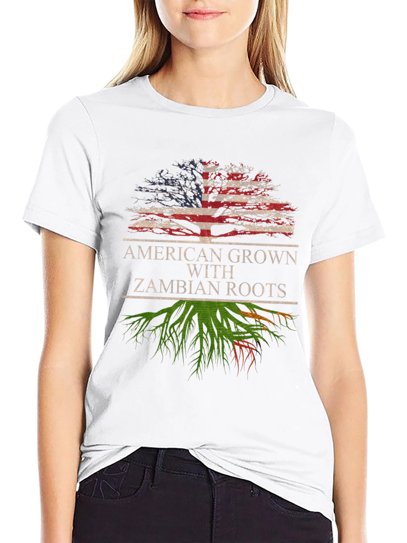 American Grown with Zambian Roots T-Shirt