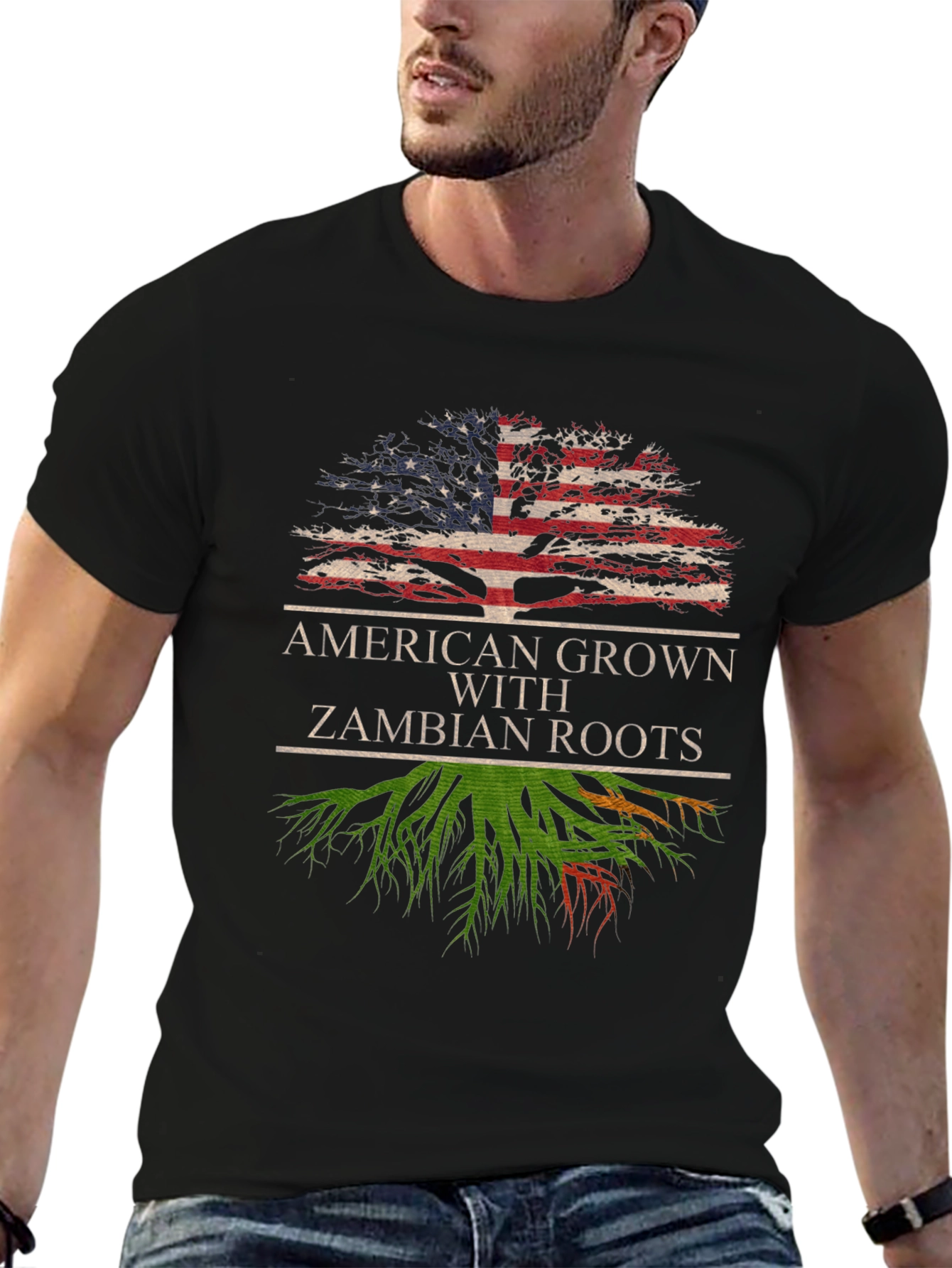 American Grown with Zambian Roots T-Shirt